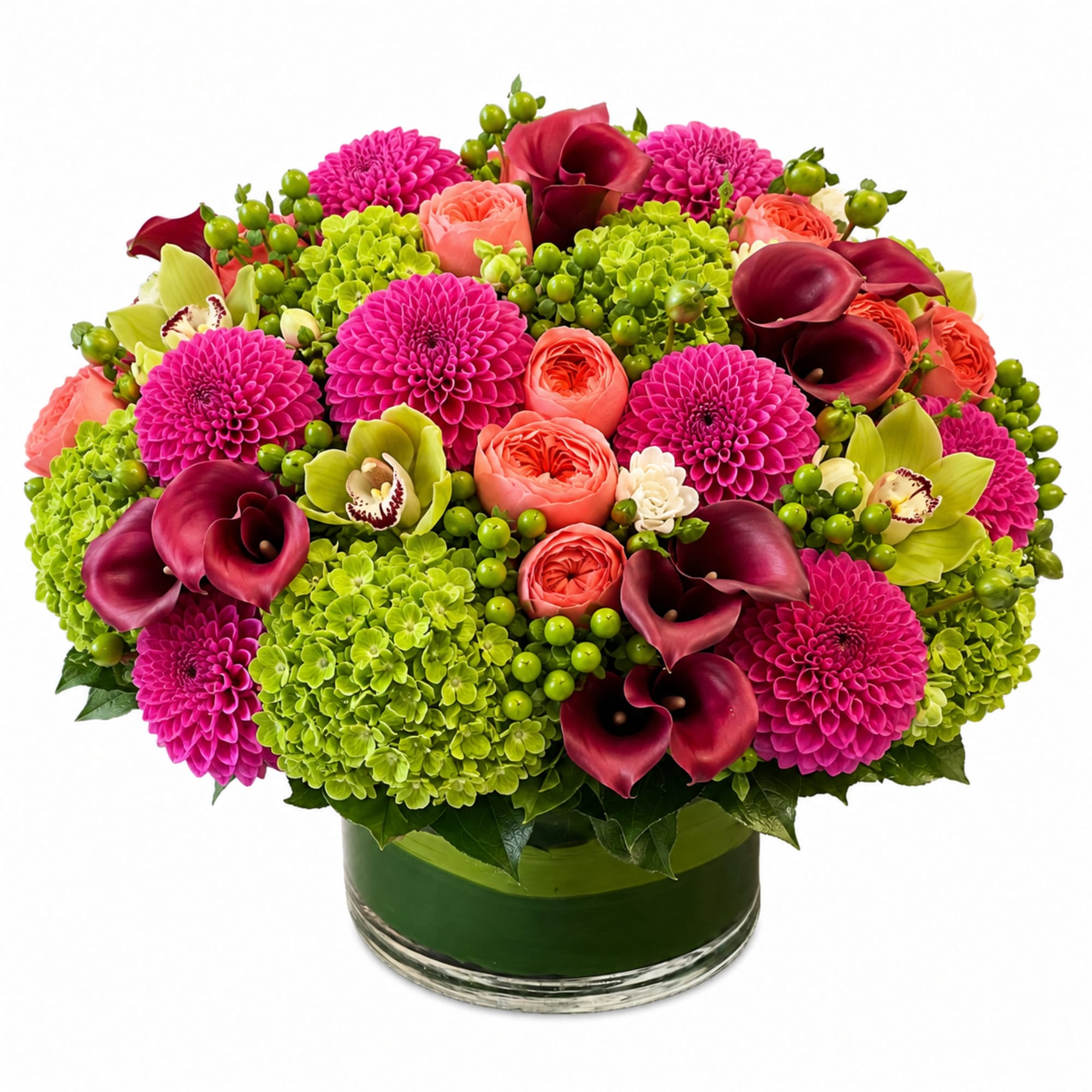 This Vibrant Summer flower arrangement is a tribute to love's gentle and