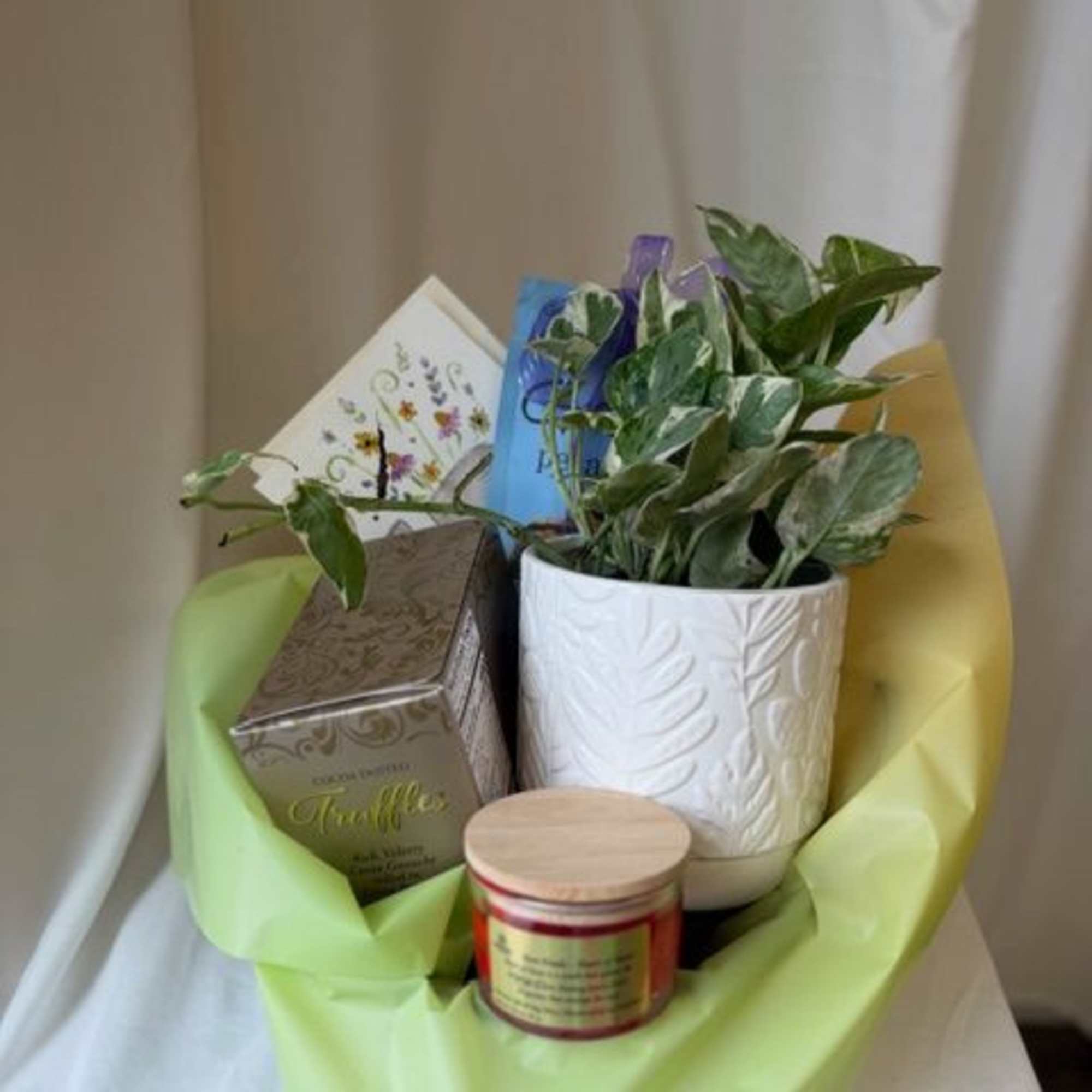 A gift basket for any occasion! Call us for more details- out
