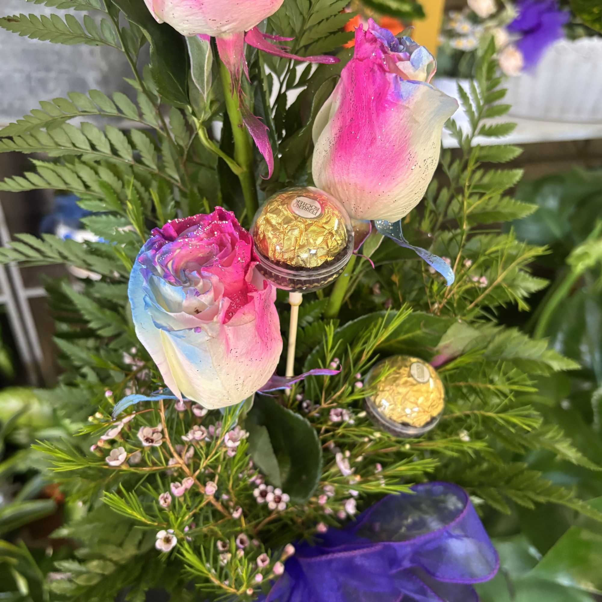 Reasonable flower substitutions may be made due to availability
