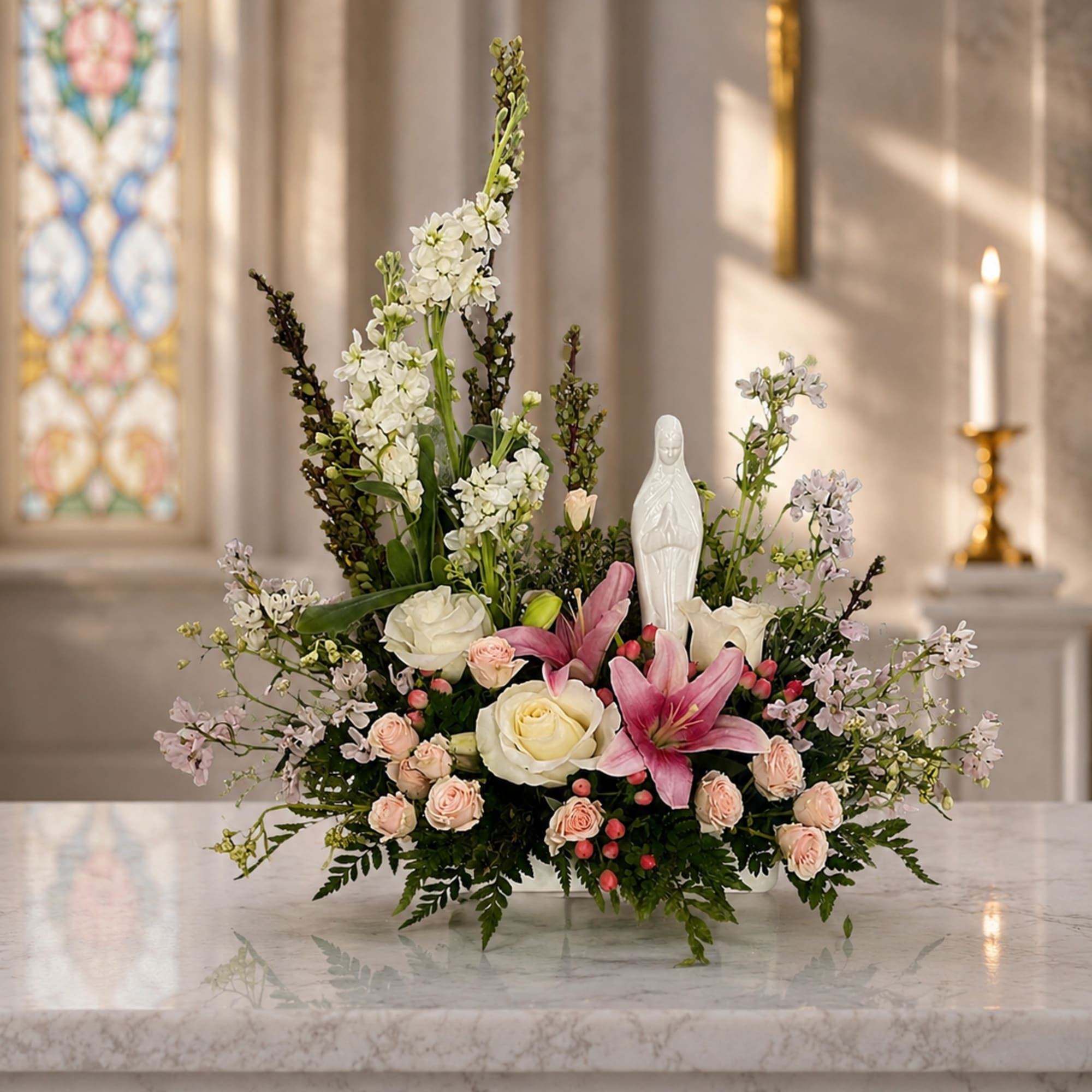 Faith, love, and comfort come together in Madonna&rsquo;s Embrace, a beautiful keepsake