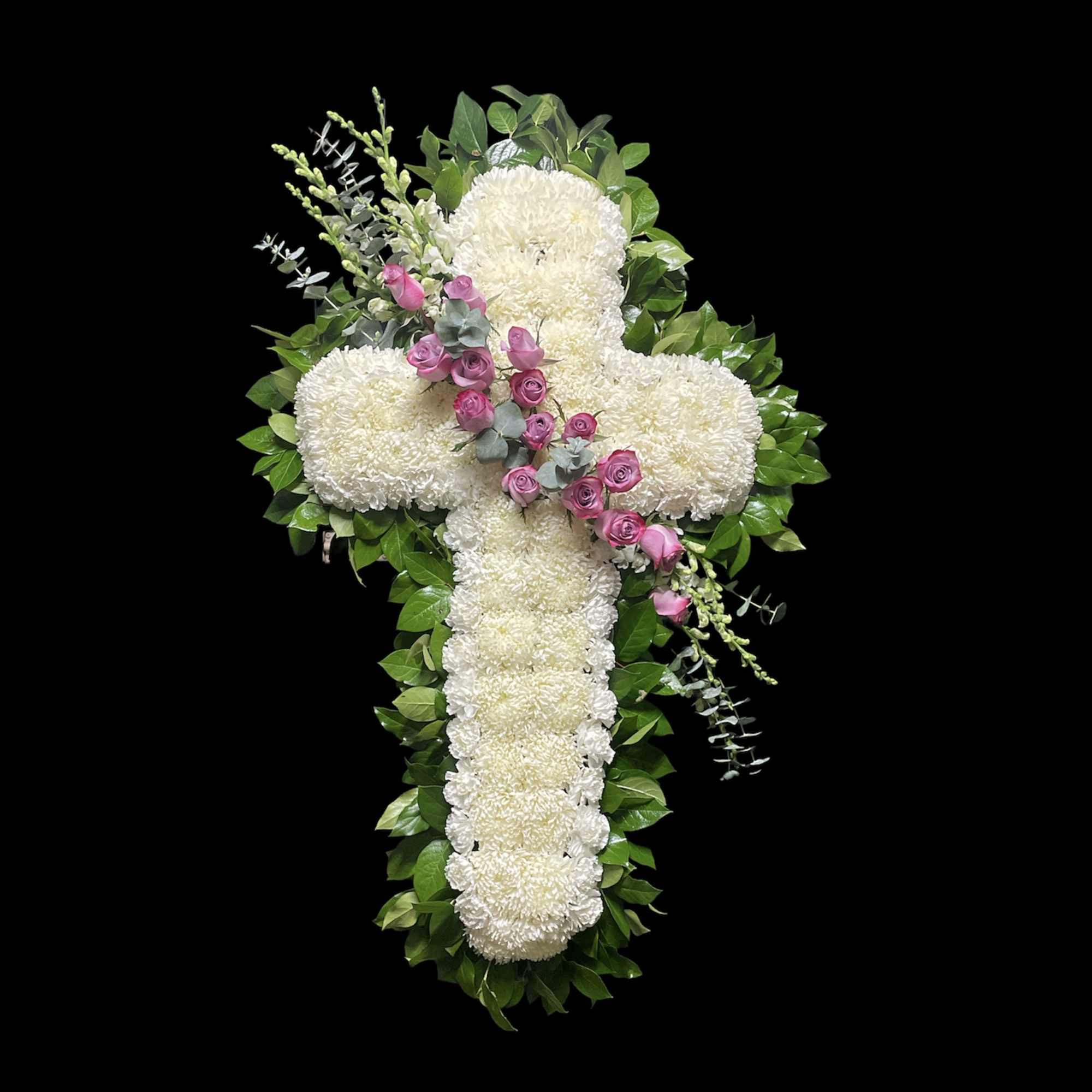 In loving memory, our standing cross Tribute is a beautiful expression of