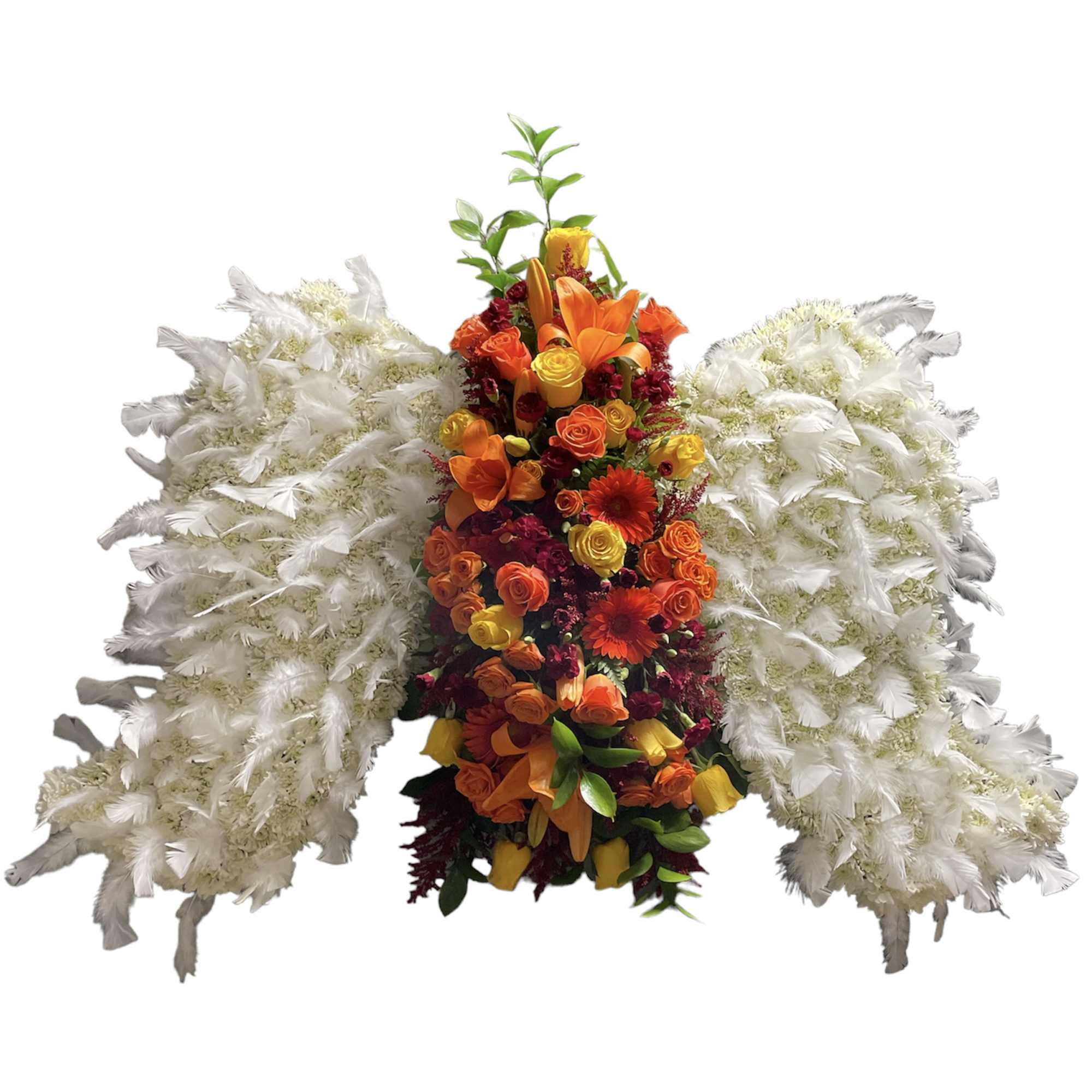 In loving memory, our Angel Wings Tribute is a beautiful expression of