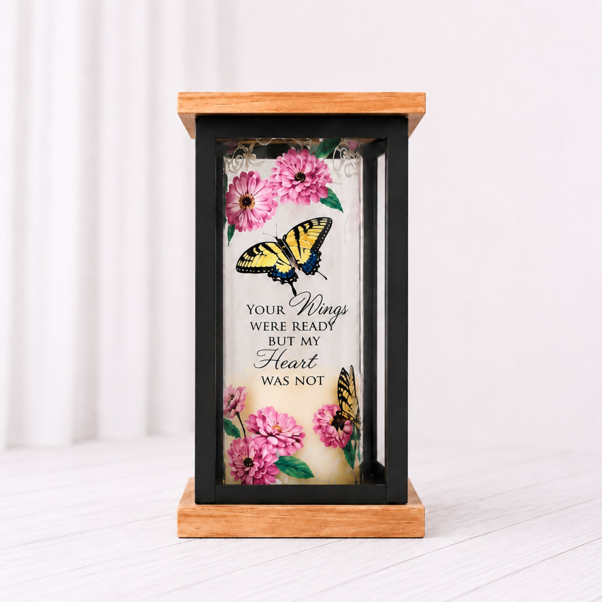 The Memories &amp; Light Sympathy Lantern is a heartfelt keepsake designed to