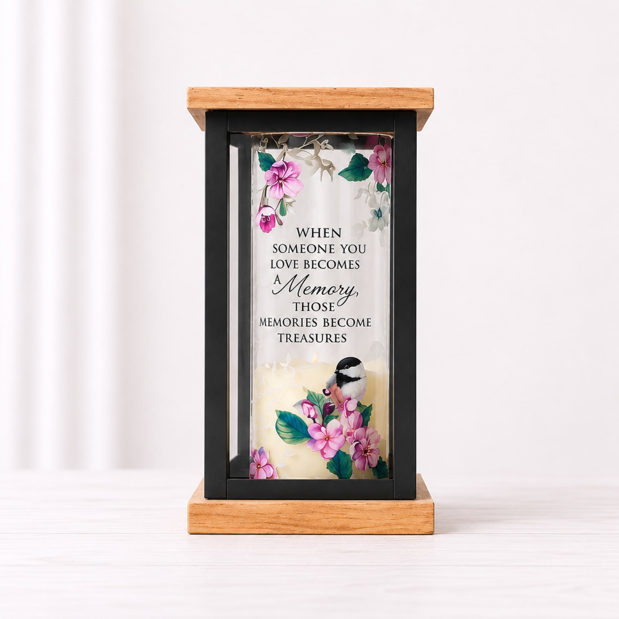 The Memories &amp; Light Sympathy Lantern is a heartfelt keepsake designed to