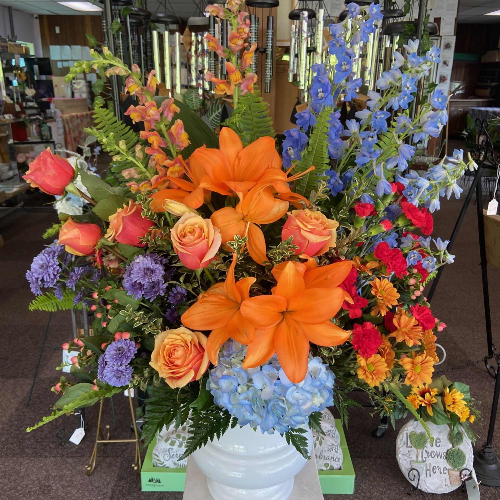 Celebrate a special life with the vibrant colors of the sunset. The