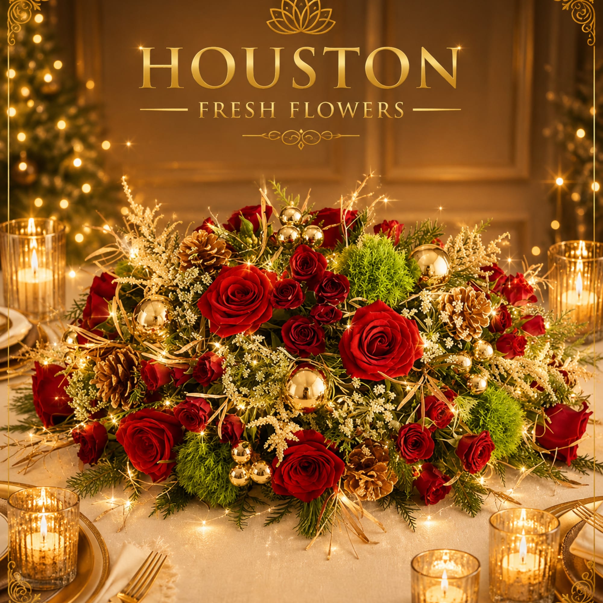 Celebrate the season with a centerpiece that transforms any room into a