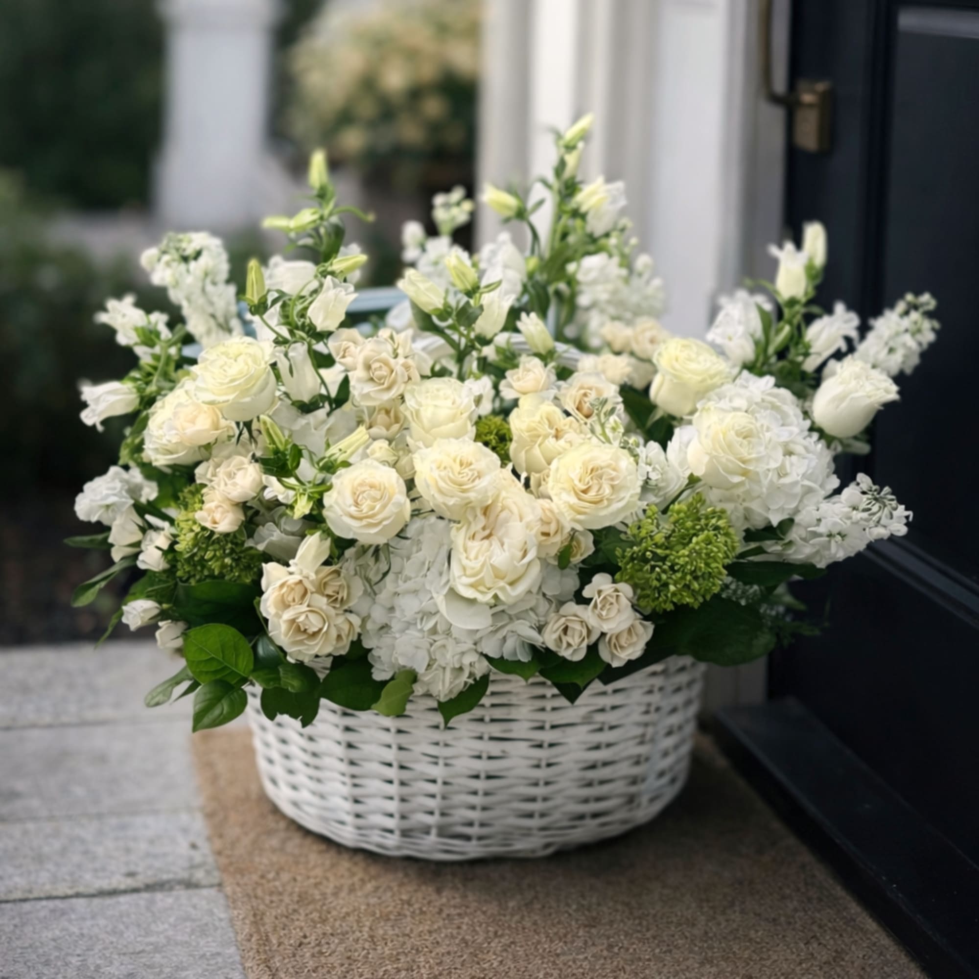 Ivory Dream opens with a serene, garden-fresh impression: a low, full basket