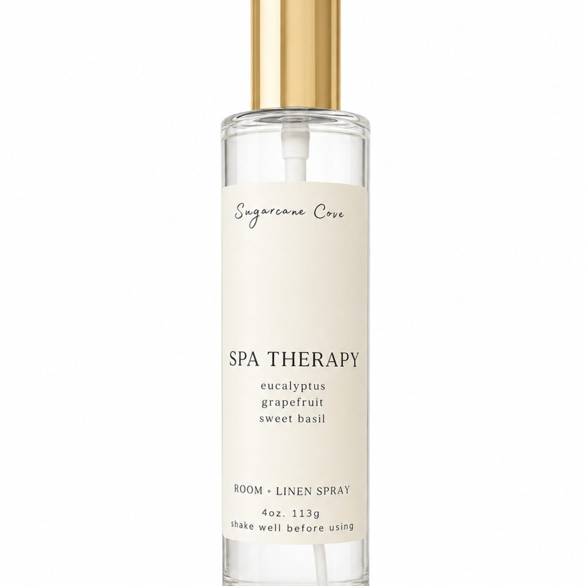 Matcha Honey Lemonade linen spray makes a small space feel like a