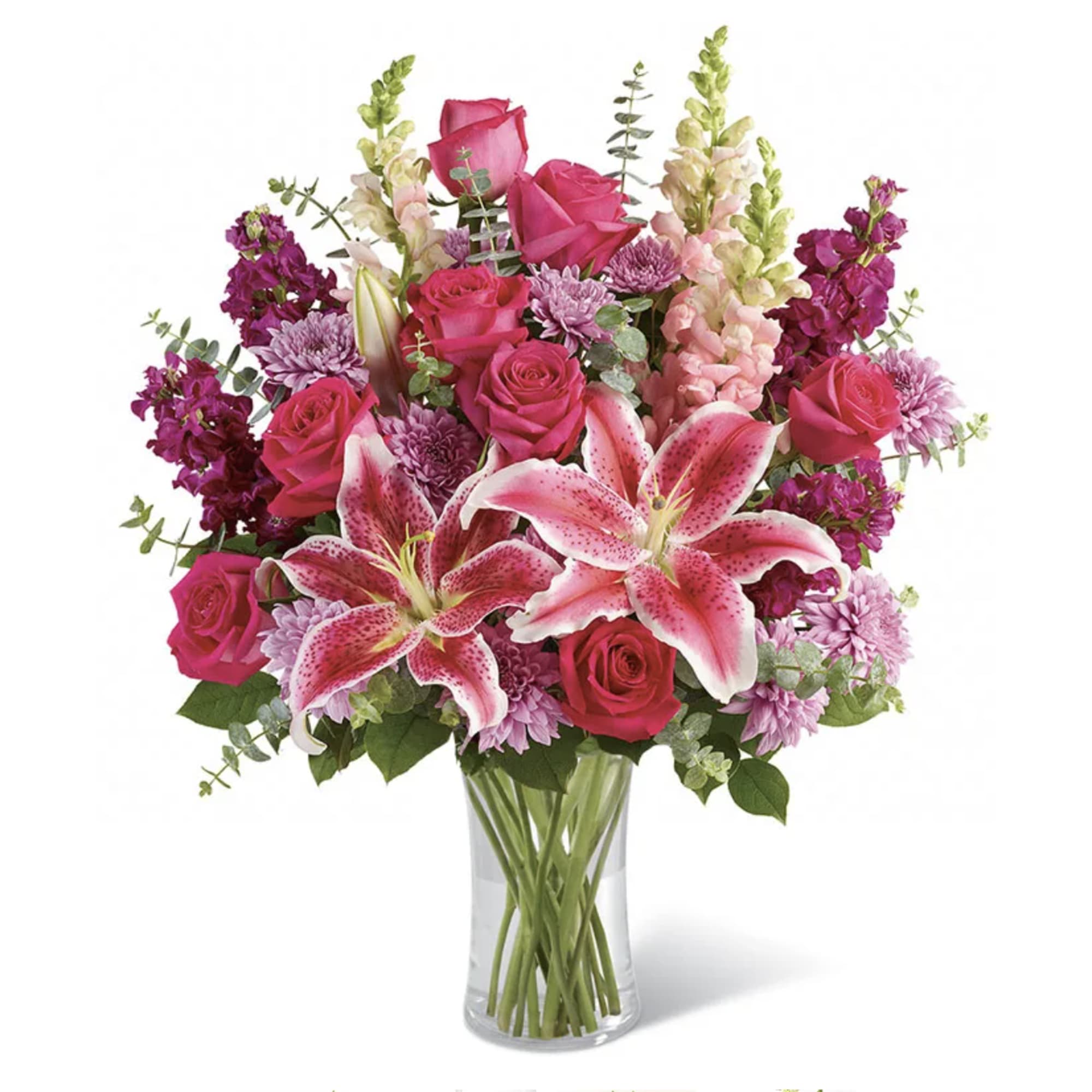 For long&ndash;lasting blooms, replace the water daily. We suggest trimming the stems