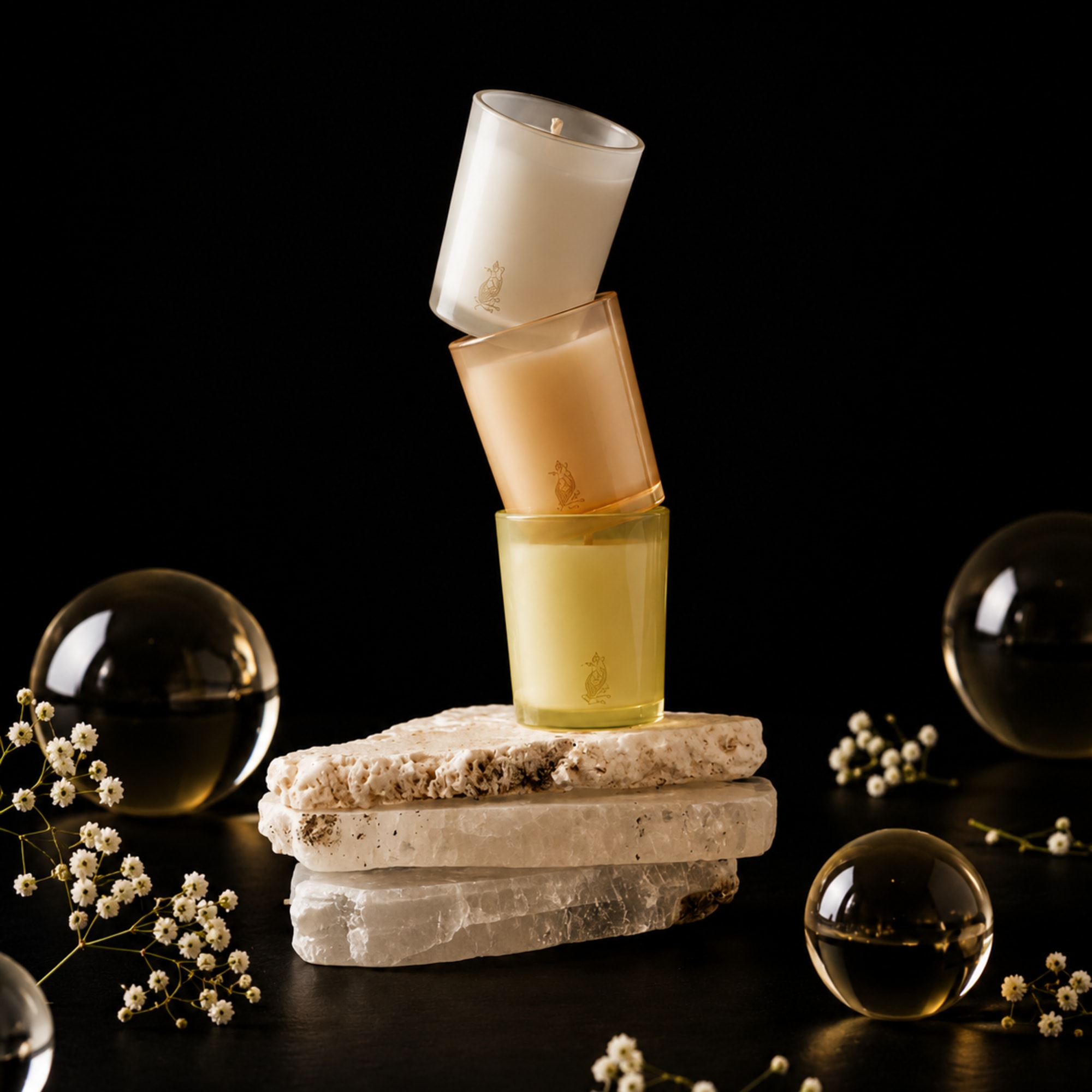 Elevate your ambiance with our Sparkling Candle Gift Set. Featuring three 2.5oz