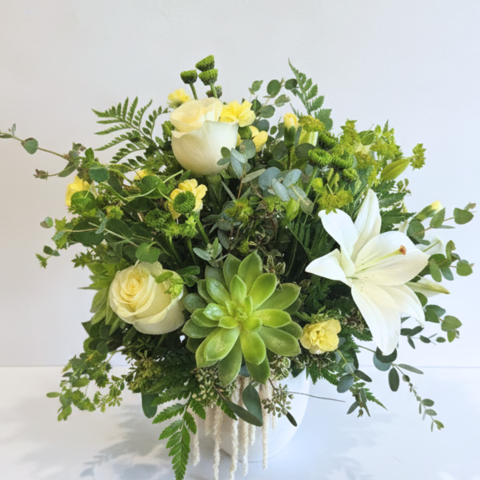 Celebrate Dad with the Cloud Petals Bouquet, a fresh mix of white