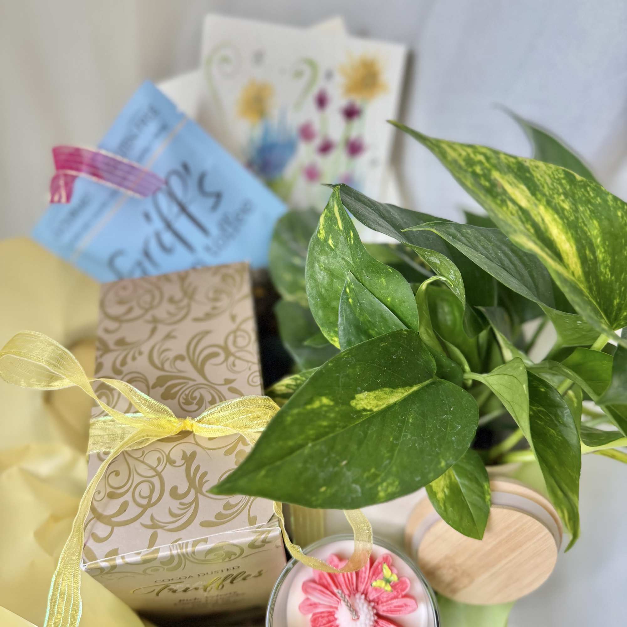 A gift basket for any occasion! Call us for more details- out