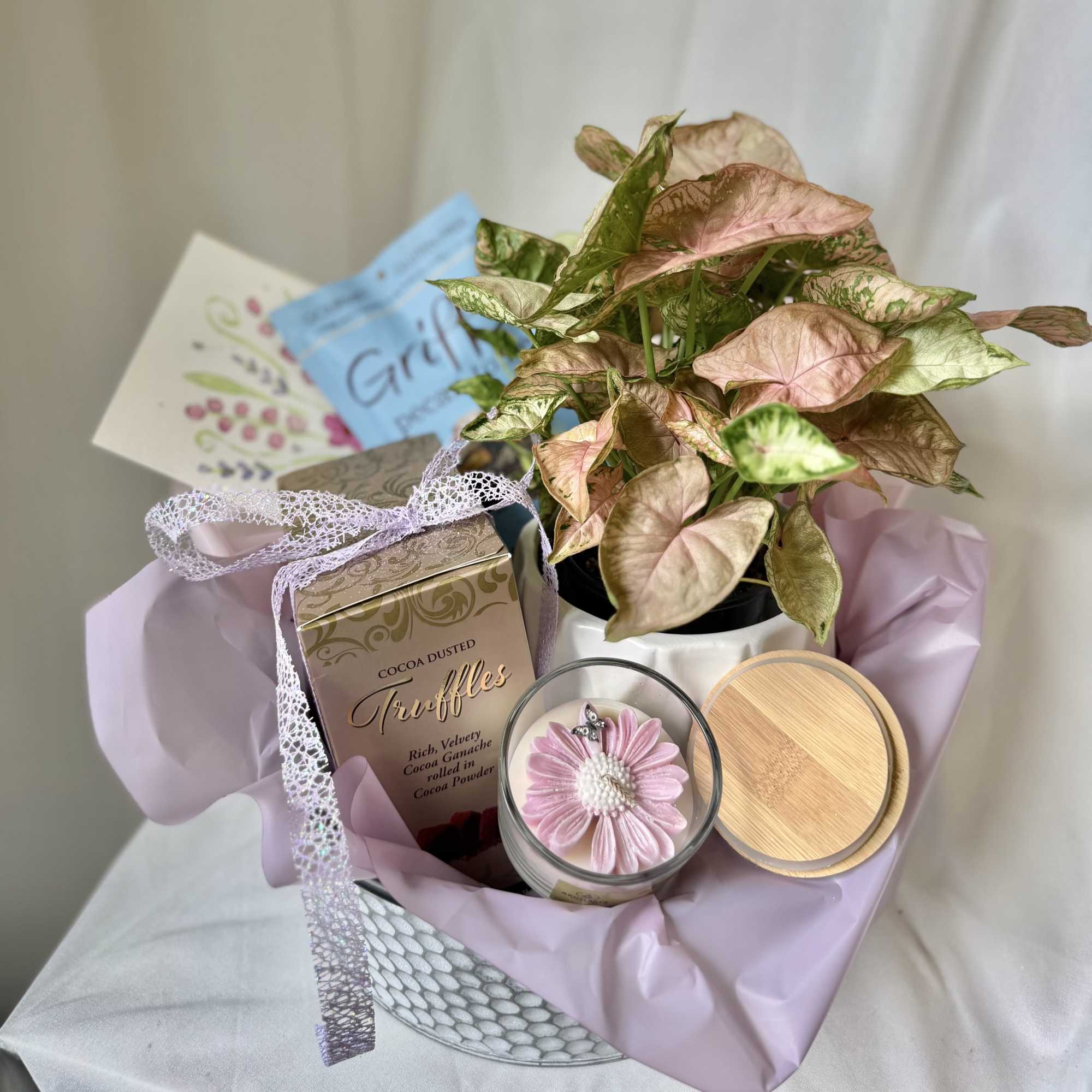 A gift basket for any occasion! Call us for more details- out