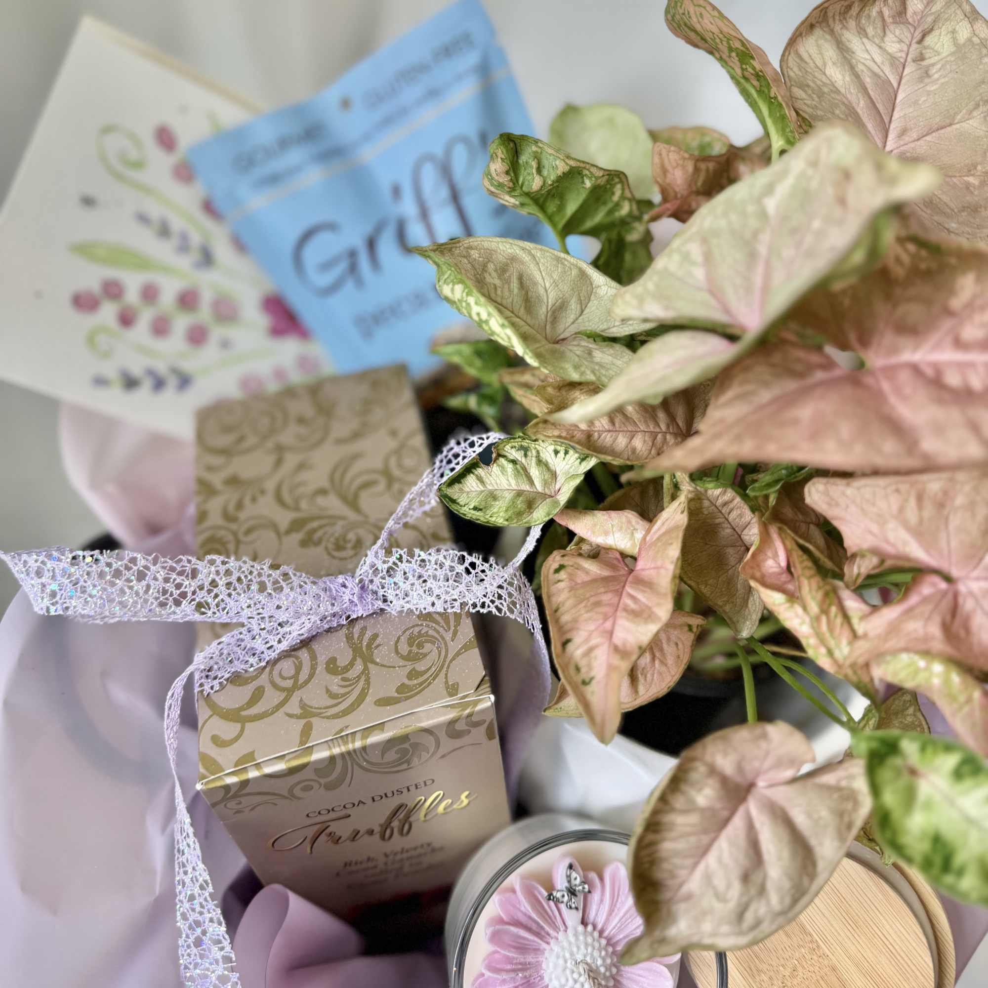 A gift basket for any occasion! Call us for more details- out