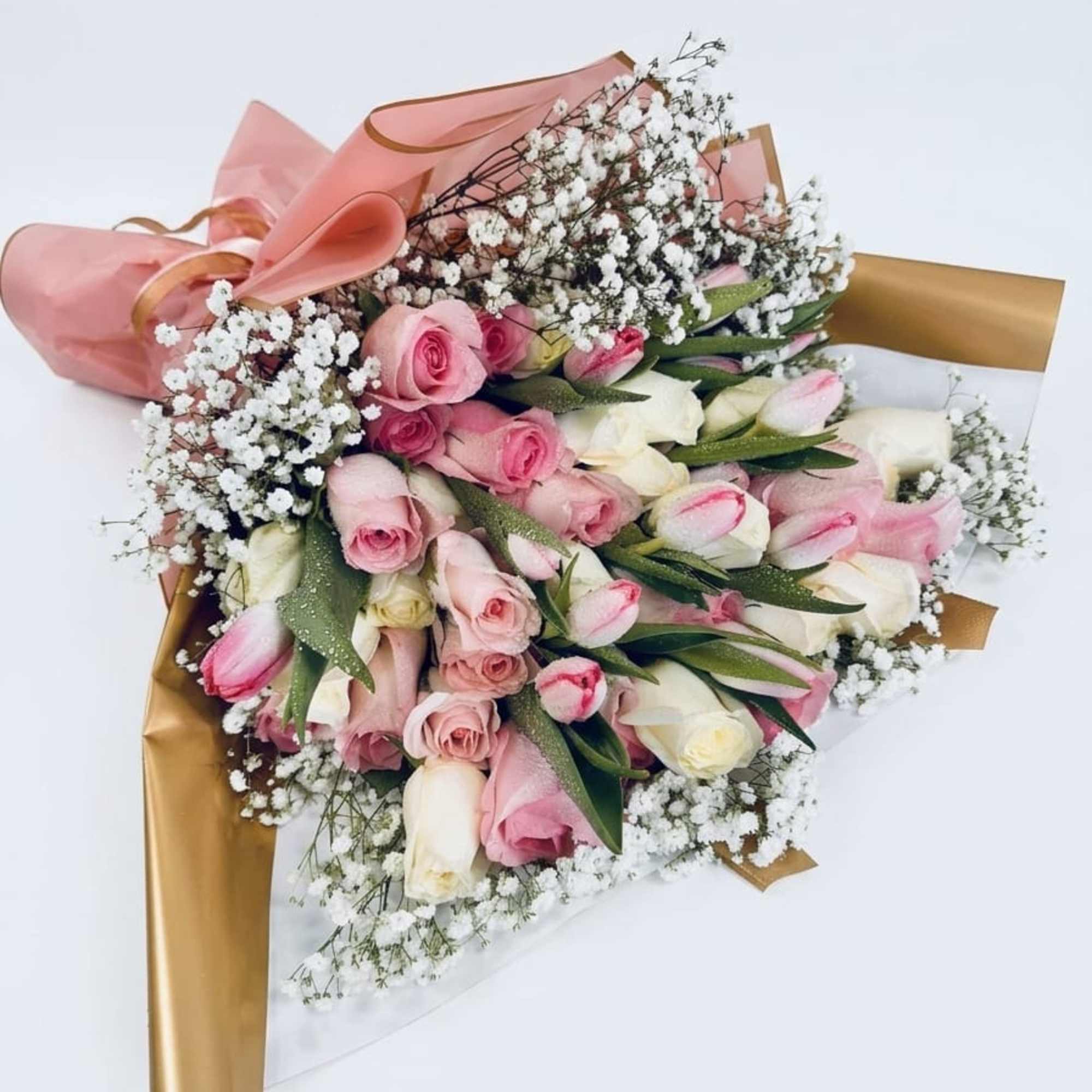 A lush, hand-tied bouquet that reads like a love letter-Blush &amp; Whimsy