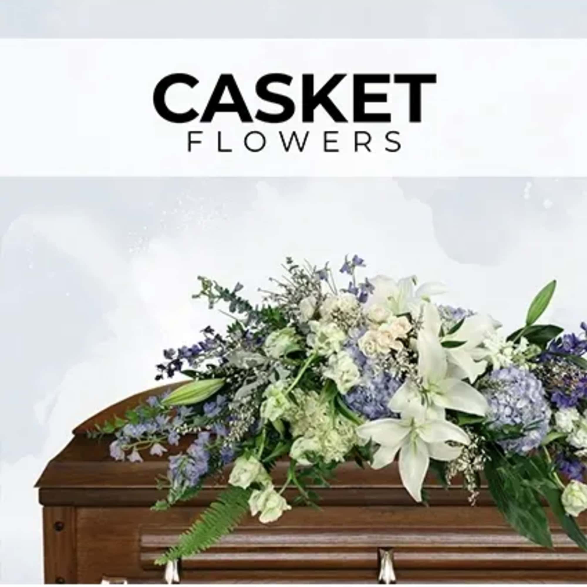 Honor your loved one with a custom casket spray designed by a