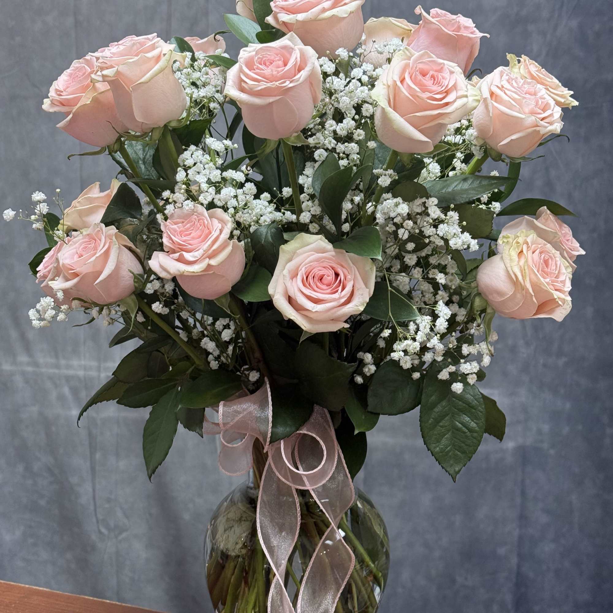 The perfect pink dozen is a beautiful way to say I love