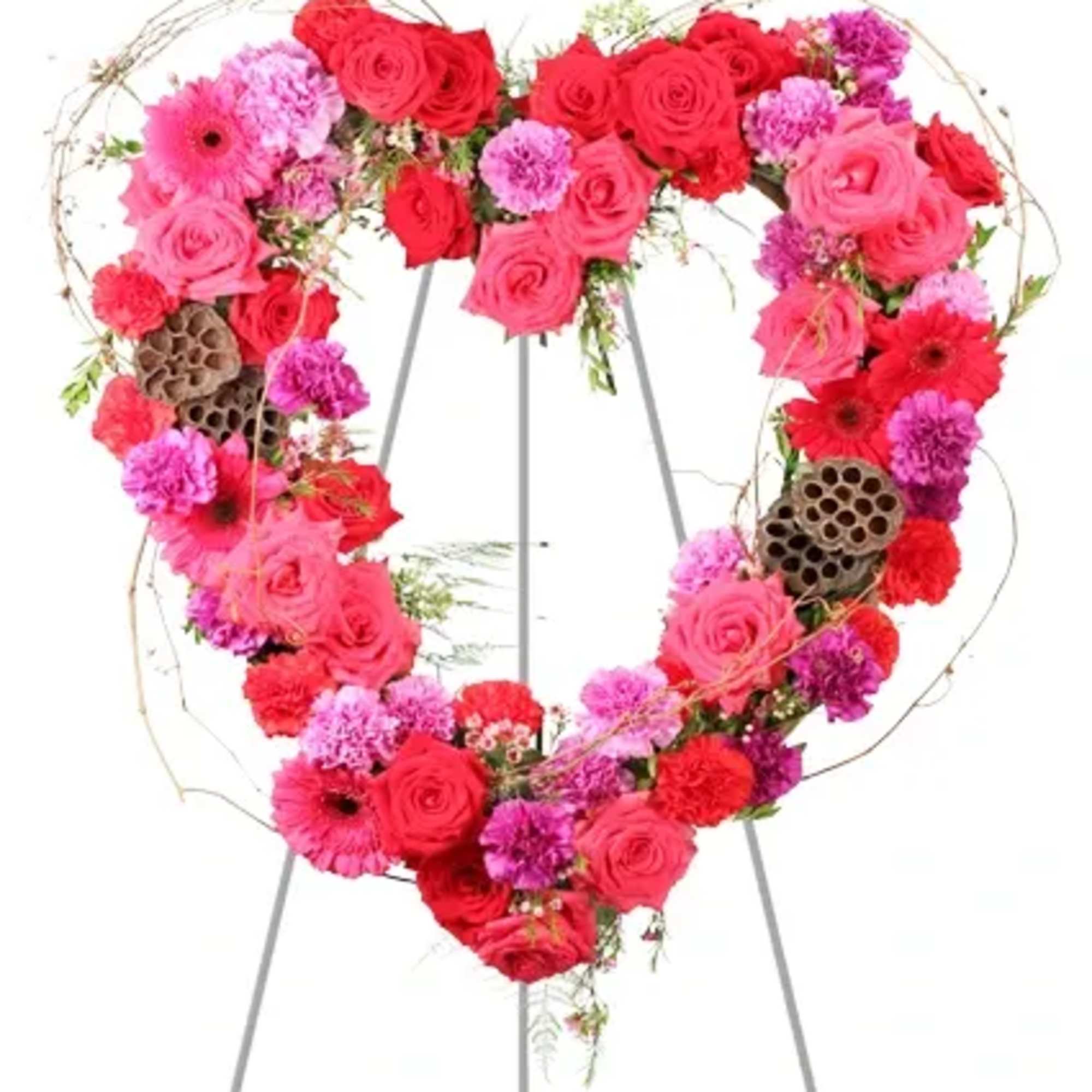Embracing genuine emotion, Heartfelt Array displays vibrancy with its hot pink and