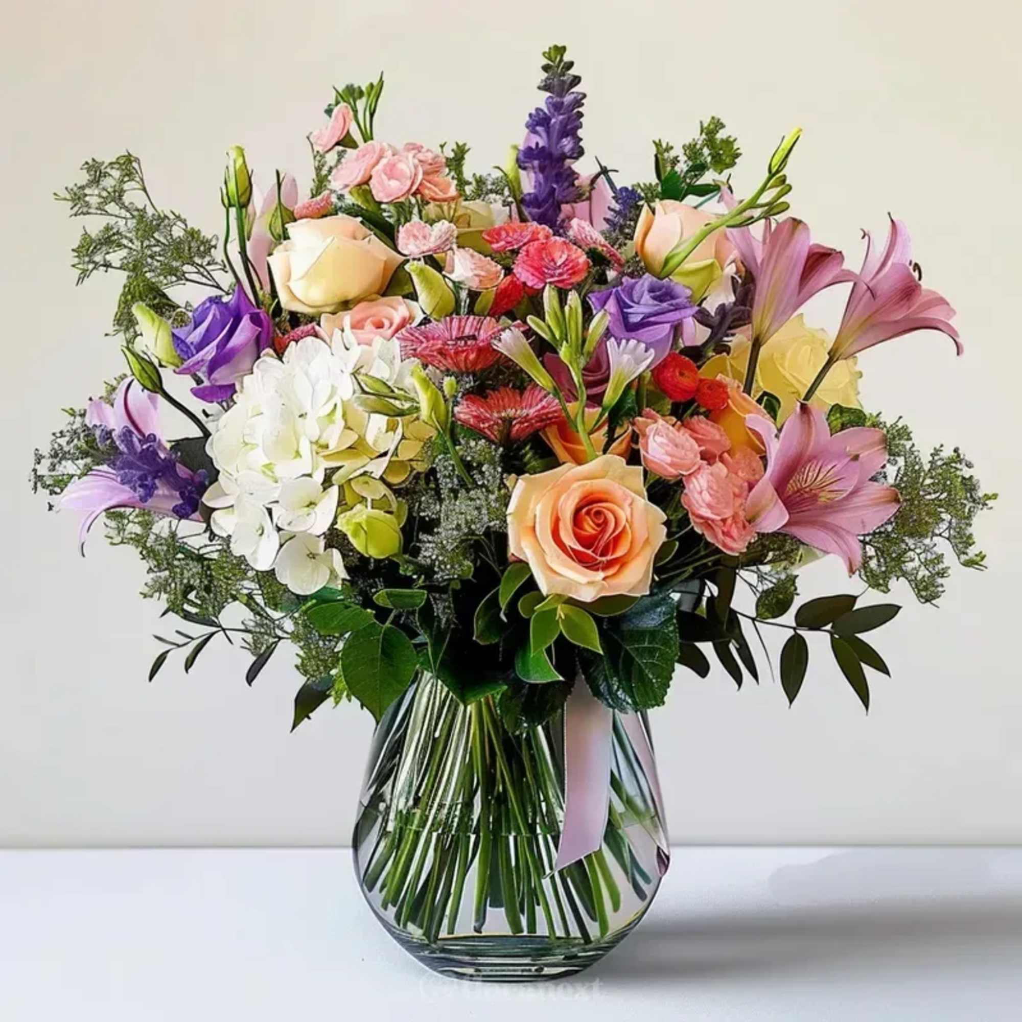 Spread love with this stunning bouquet, full of heartwarming seasonal blooms. PLEASE