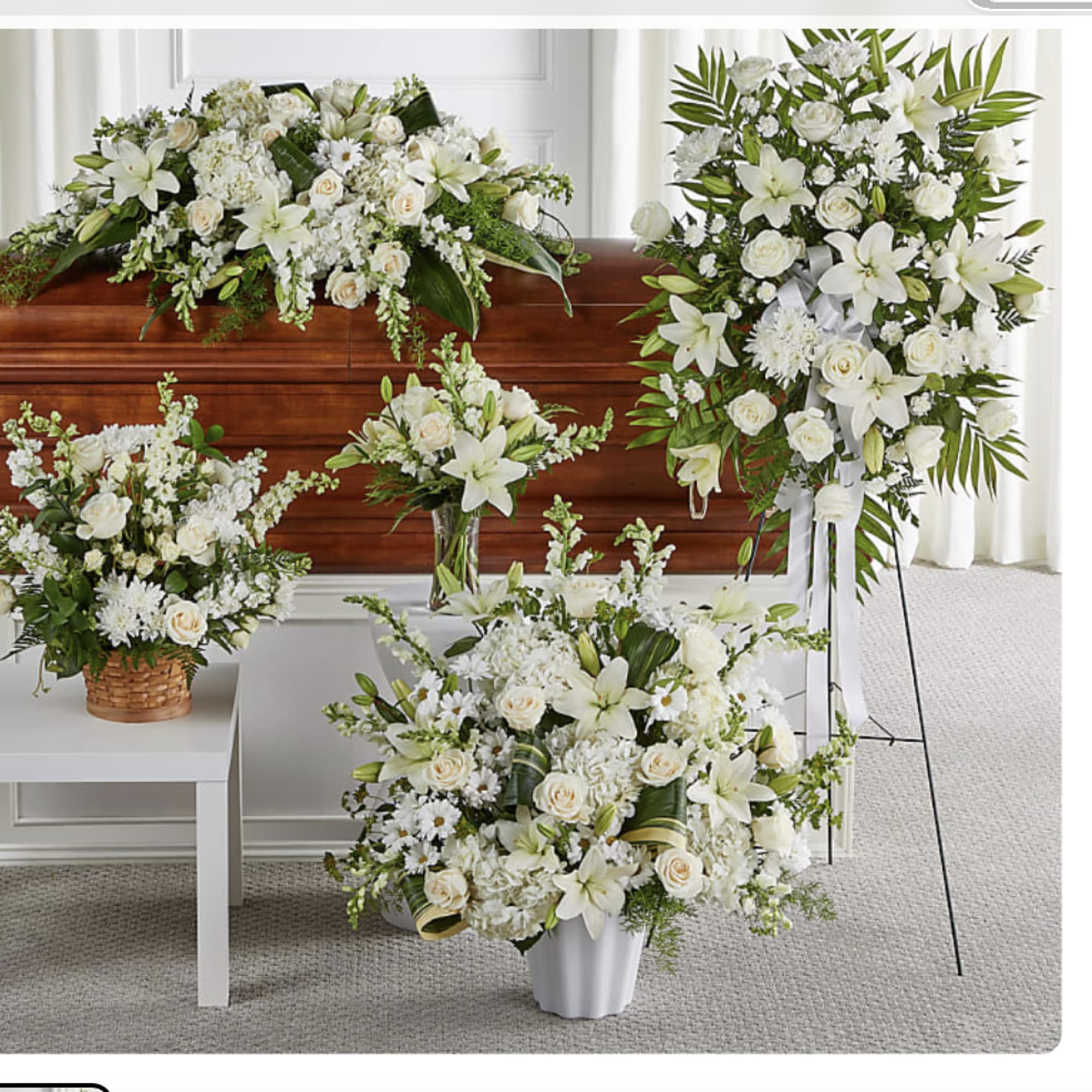 Custom arrangement for Monday July 6, (Assumption)