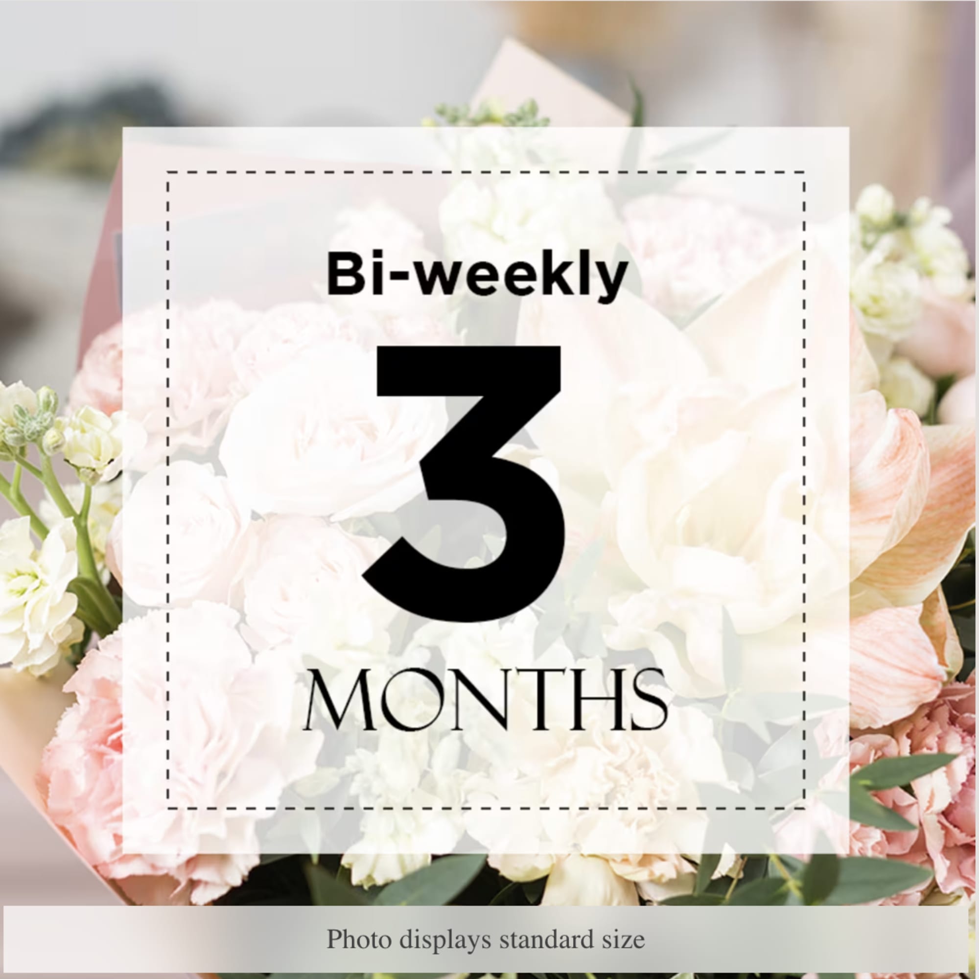You will receive ONE premium fresh vase bouquet at 25% OFF of
