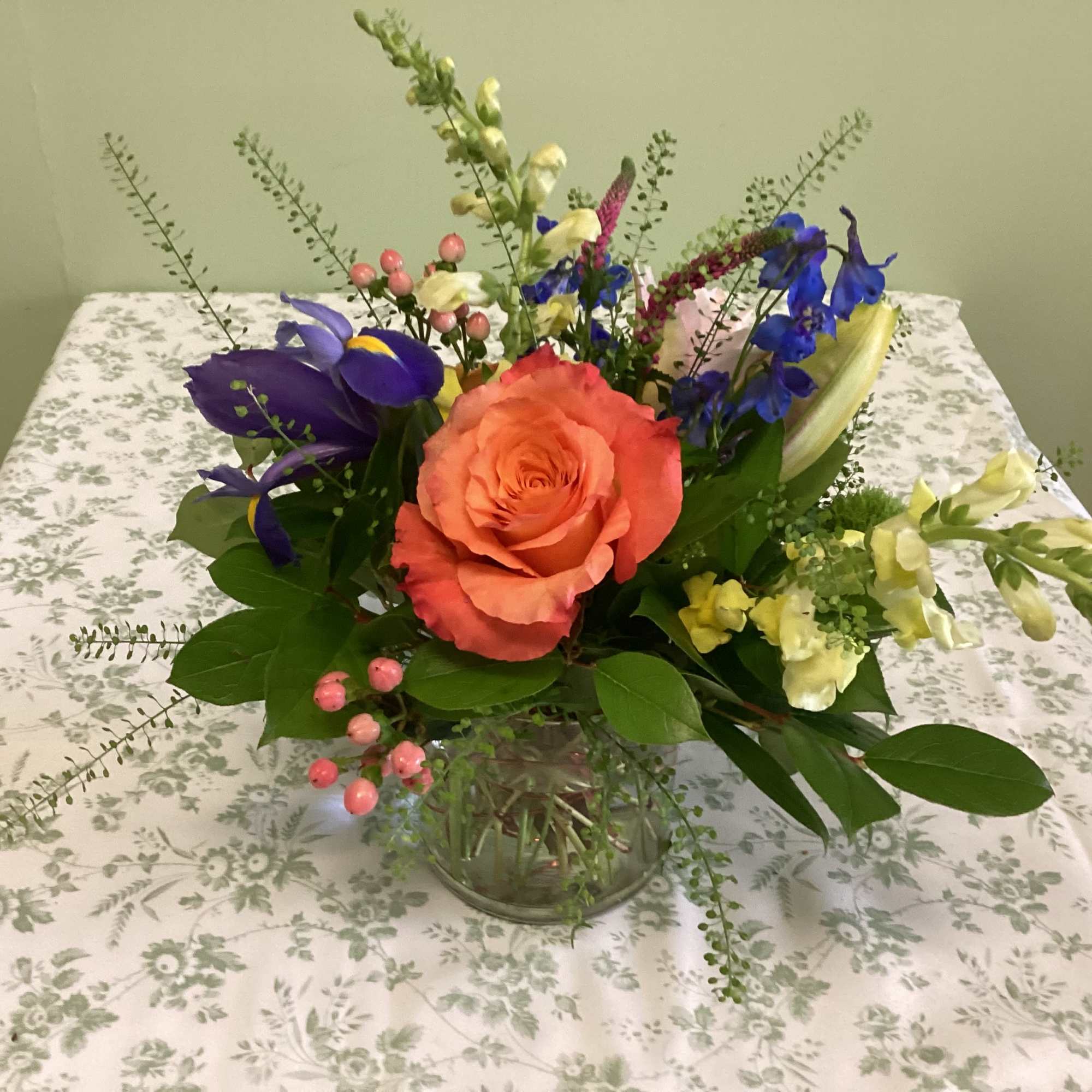 A cheerful, garden-style flower arrangement that makes the recipient feel genuinely seen