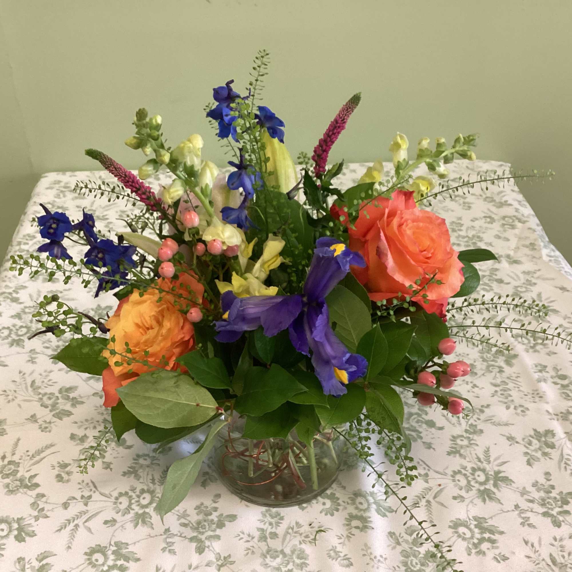 A cheerful, garden-style flower arrangement that makes the recipient feel genuinely seen