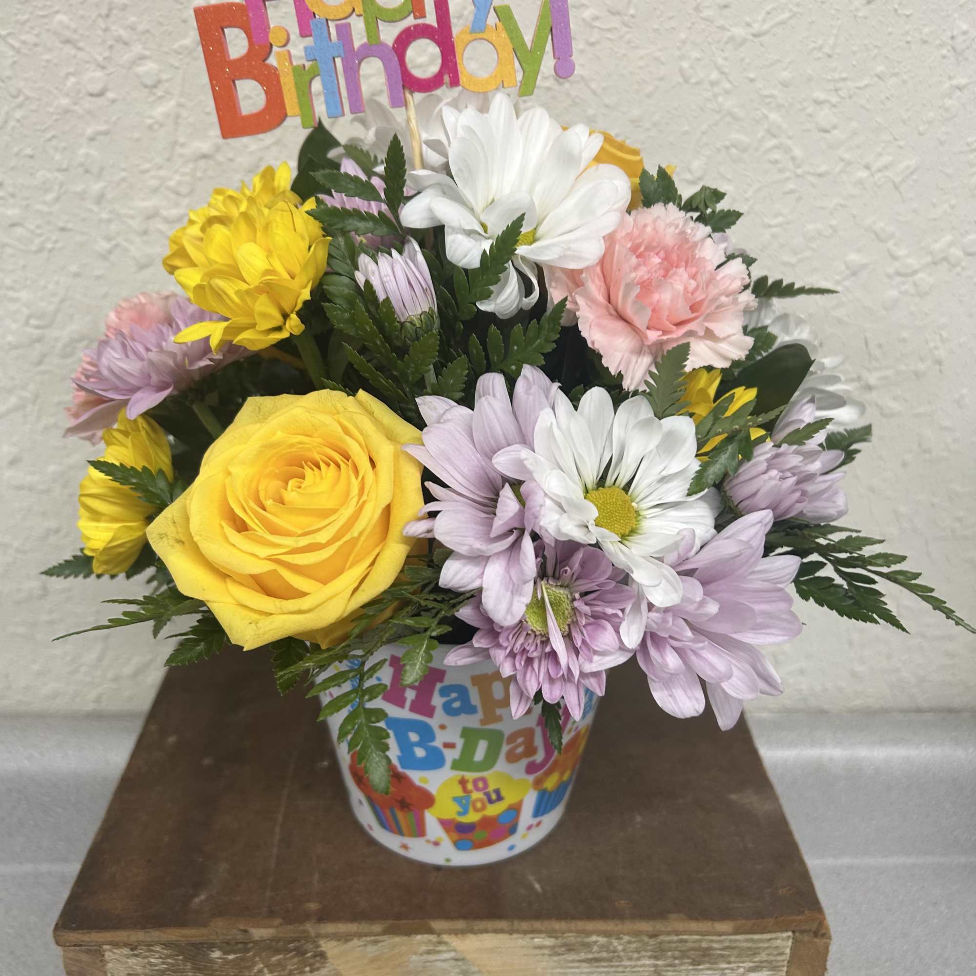Celebrate a Birthday with this fun &amp; festive birthday container filled with