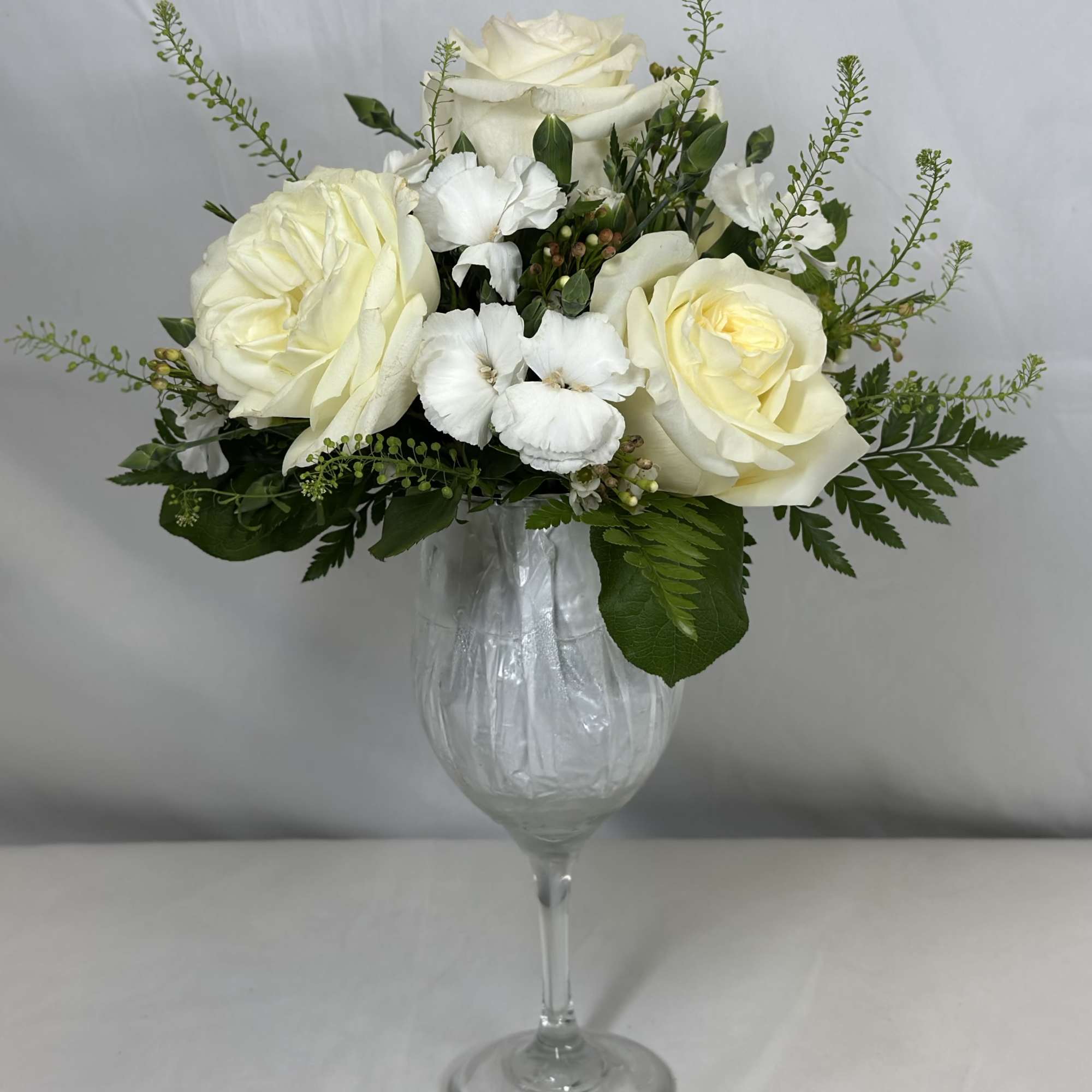 What better way to celebrate than with flowers and wine!? We will