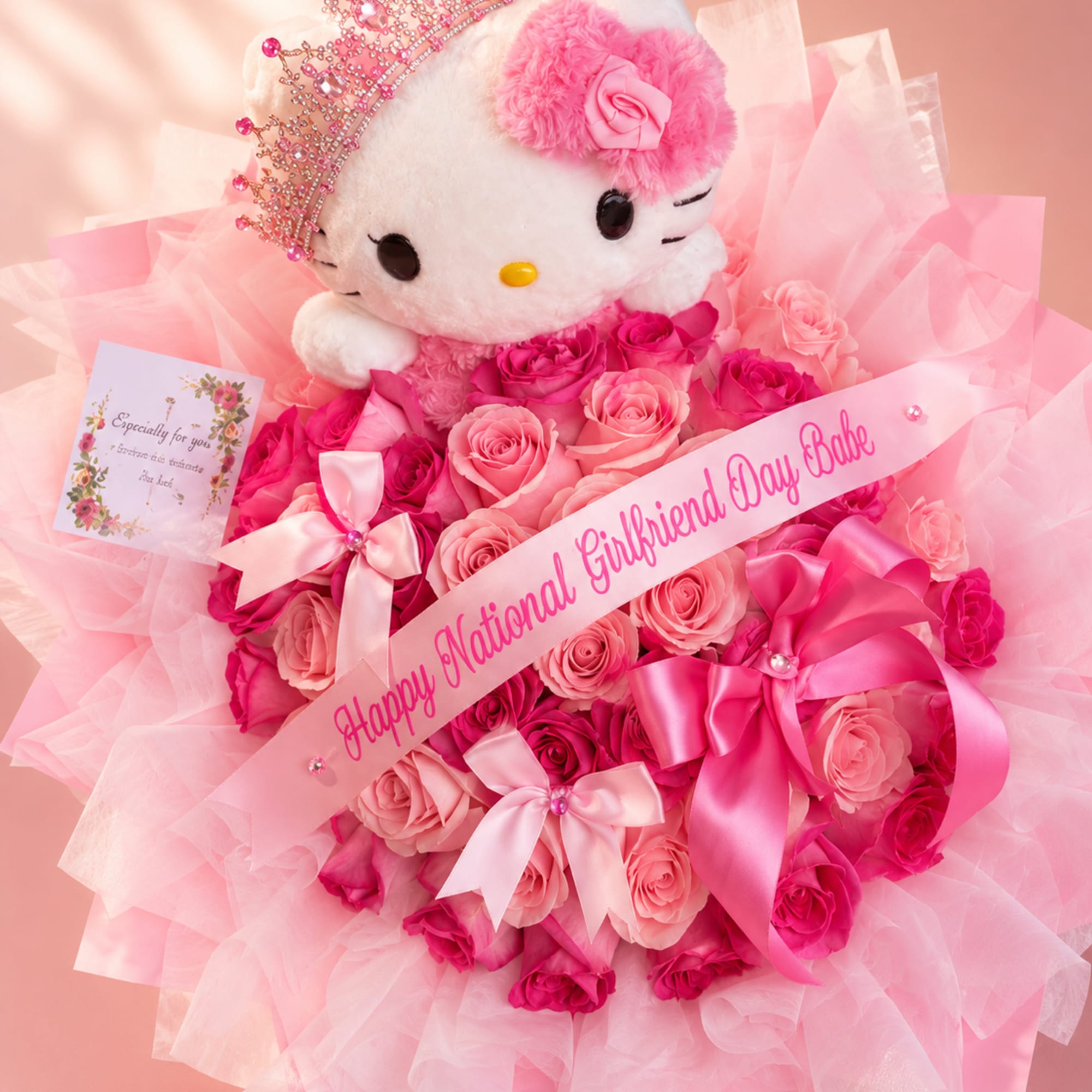 A playful, romantic display built to make her smile: this Big Show-Off