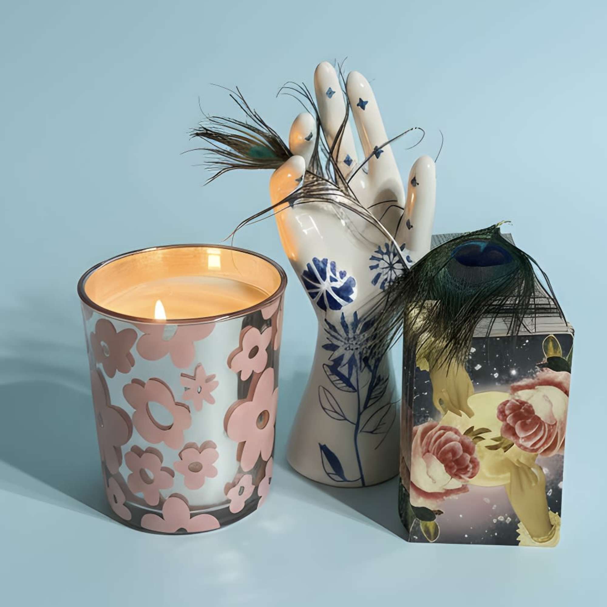 Bright, eclectic, and full of personality, this flower mini read, tea leaves
