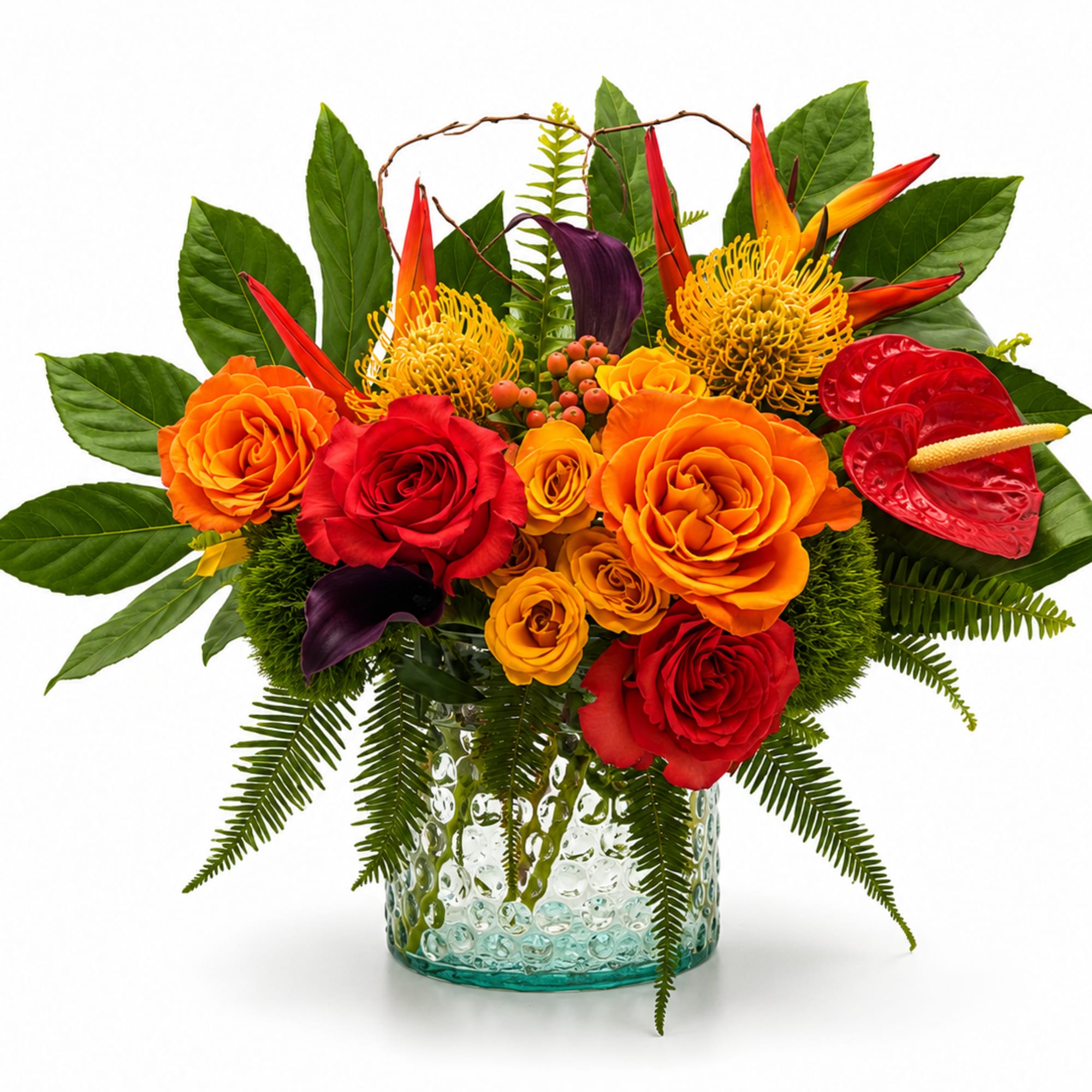 Experience the perfect harmony of tropical artistry and timeless elegance with Tropical
