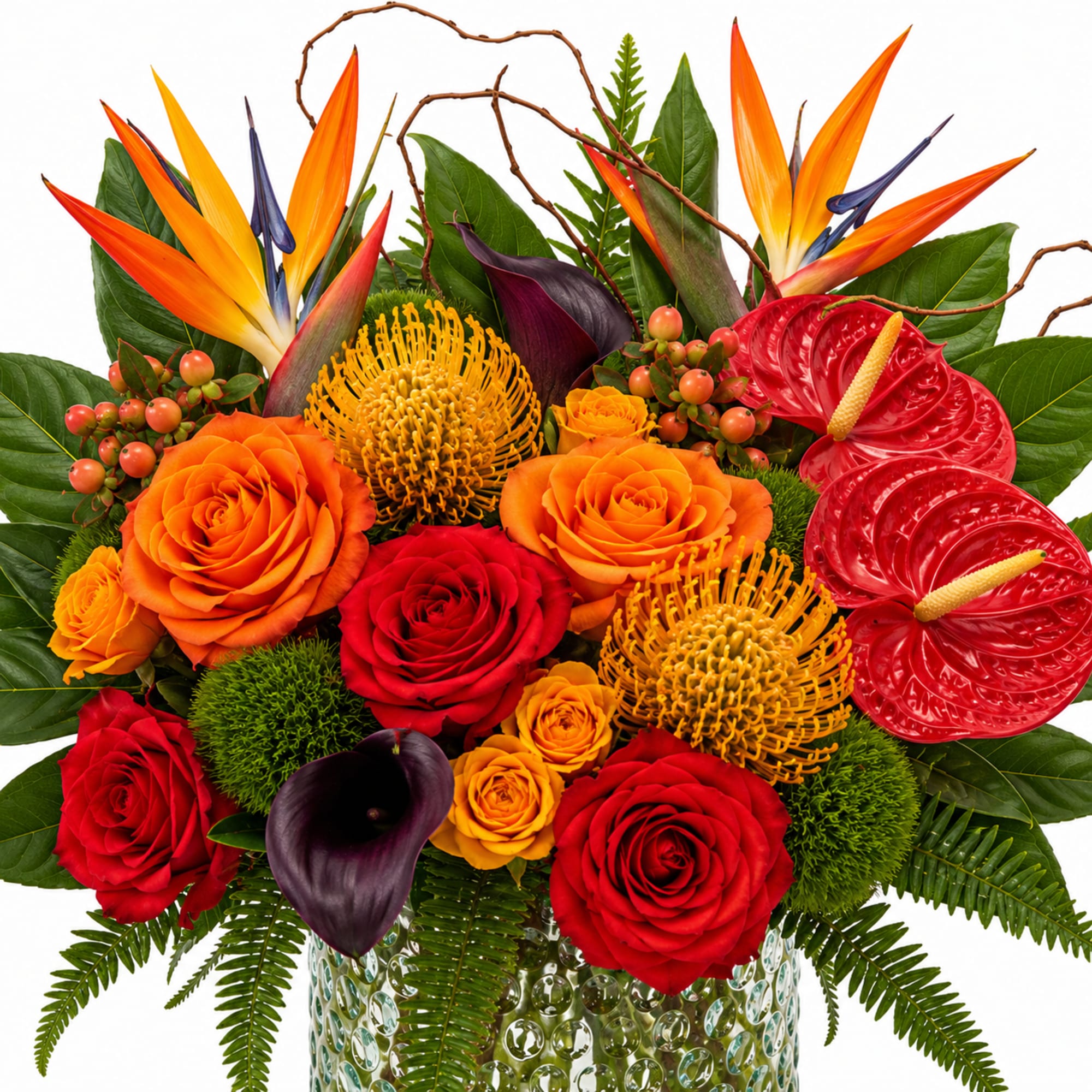 Experience the perfect harmony of tropical artistry and timeless elegance with Tropical