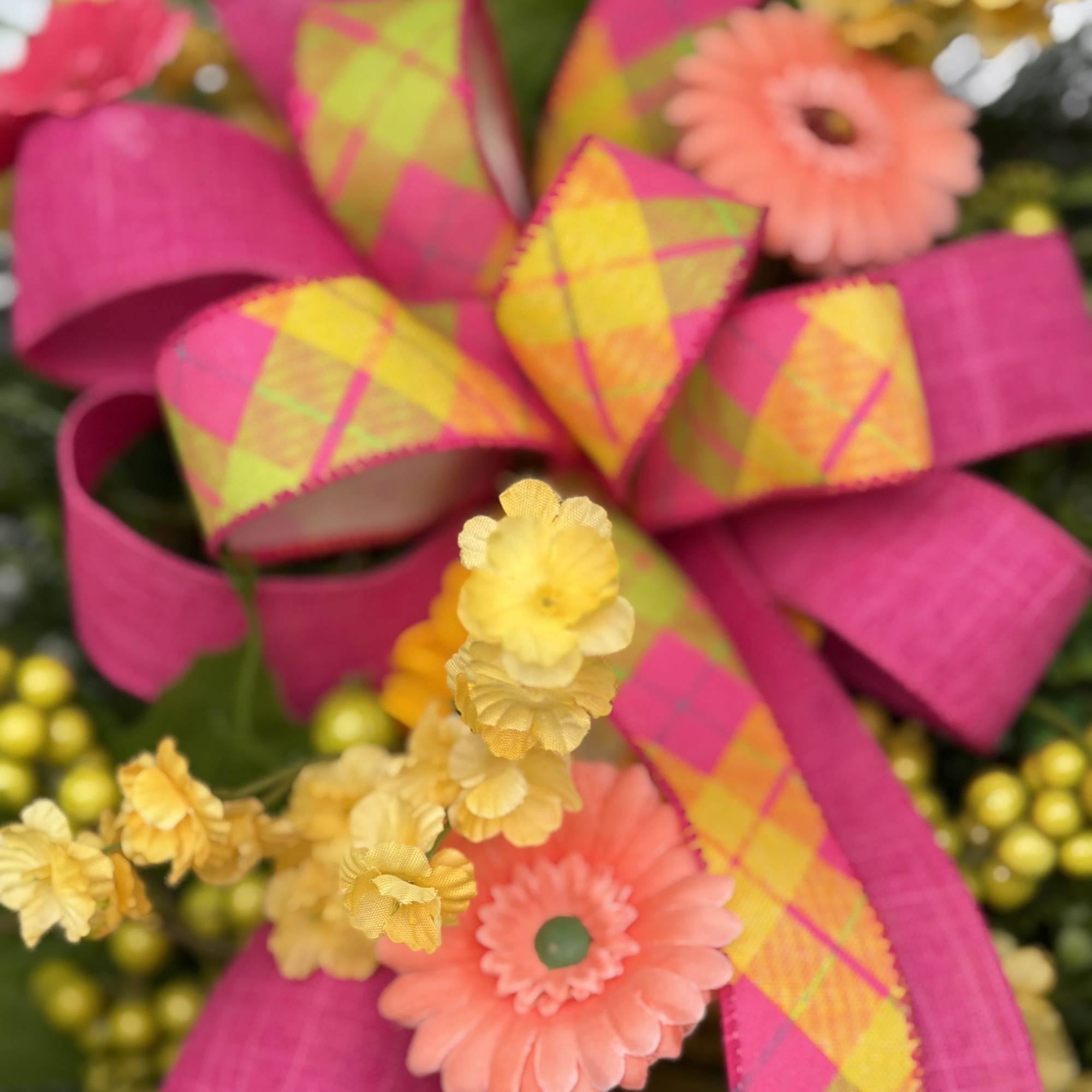 Bright, cheerful, and guaranteed to make a statement.

Our handcrafted Summer Celebration Door