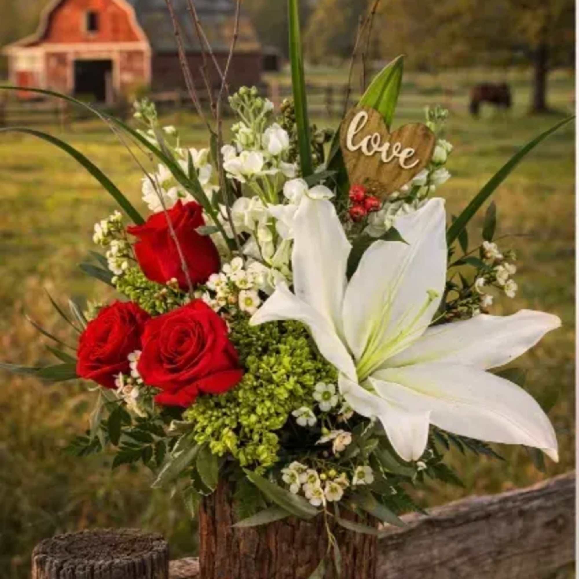 A whimsical bouquet as if gathered by Fairies at dawn - Petals