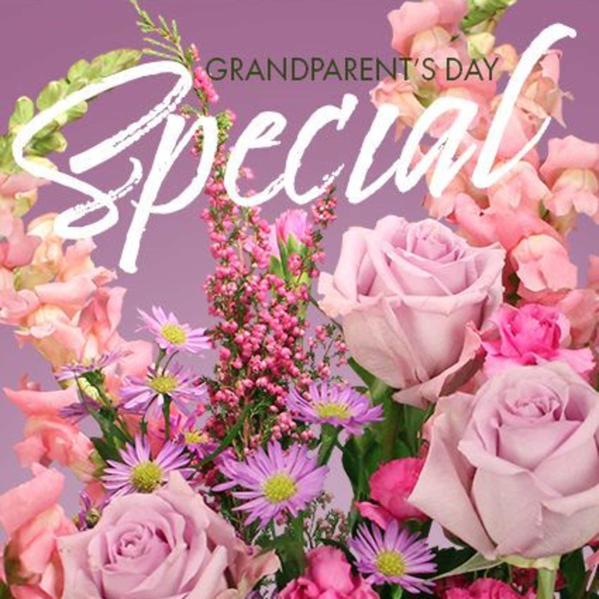 Make them smile on Grandparents Day with a beautiful arrangement that&rsquo;s designed