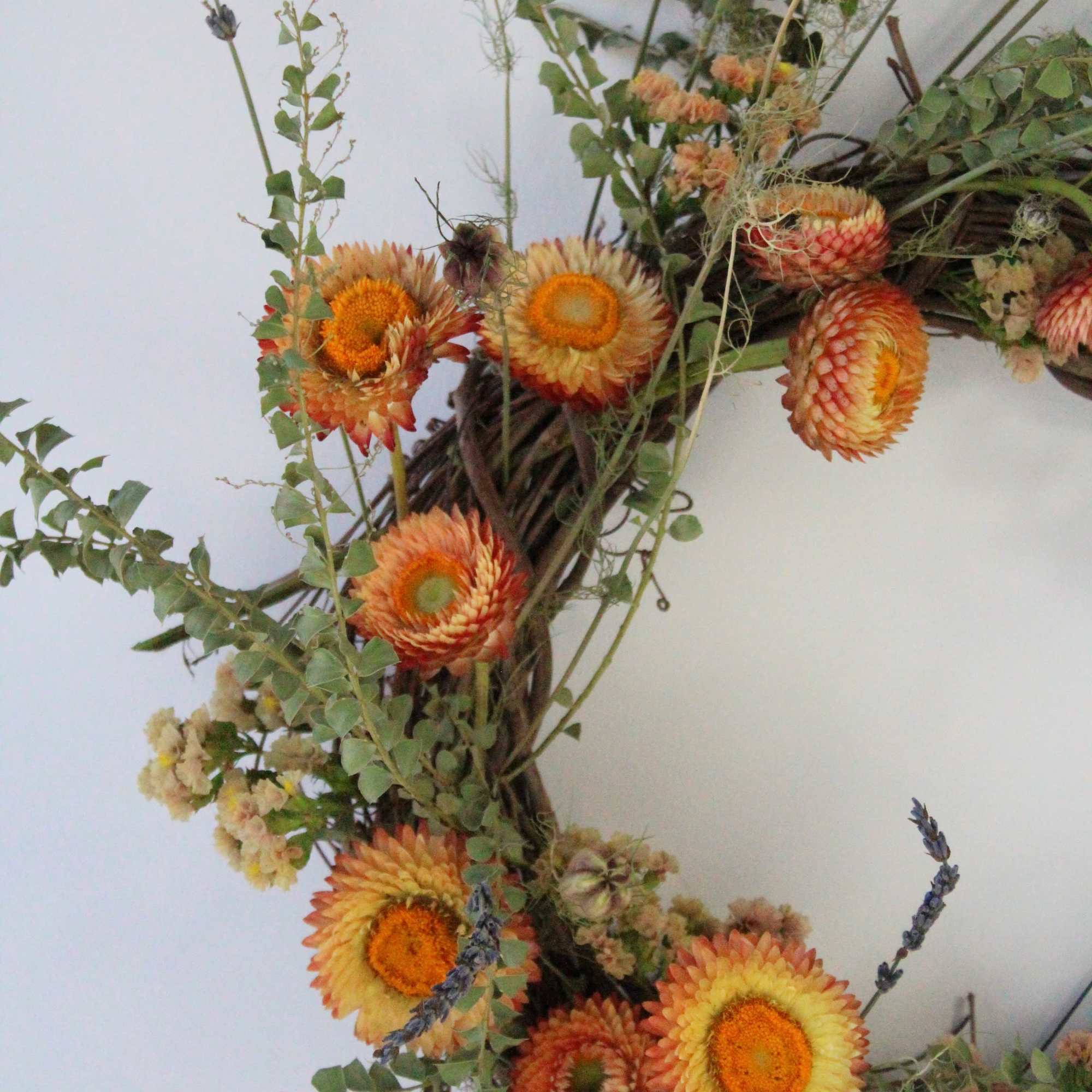 The perfect summer wreath to fit any front door!