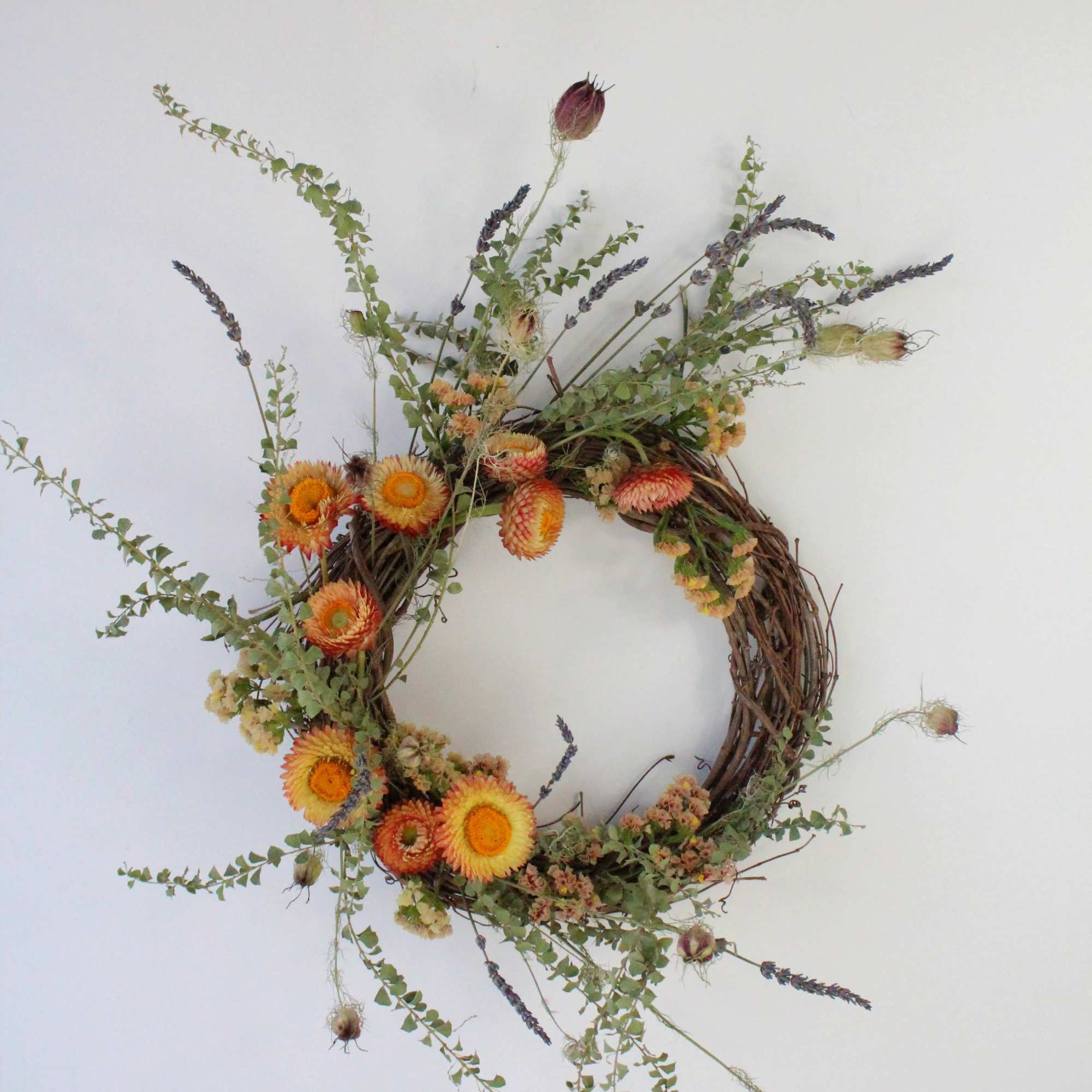 The perfect summer wreath to fit any front door!