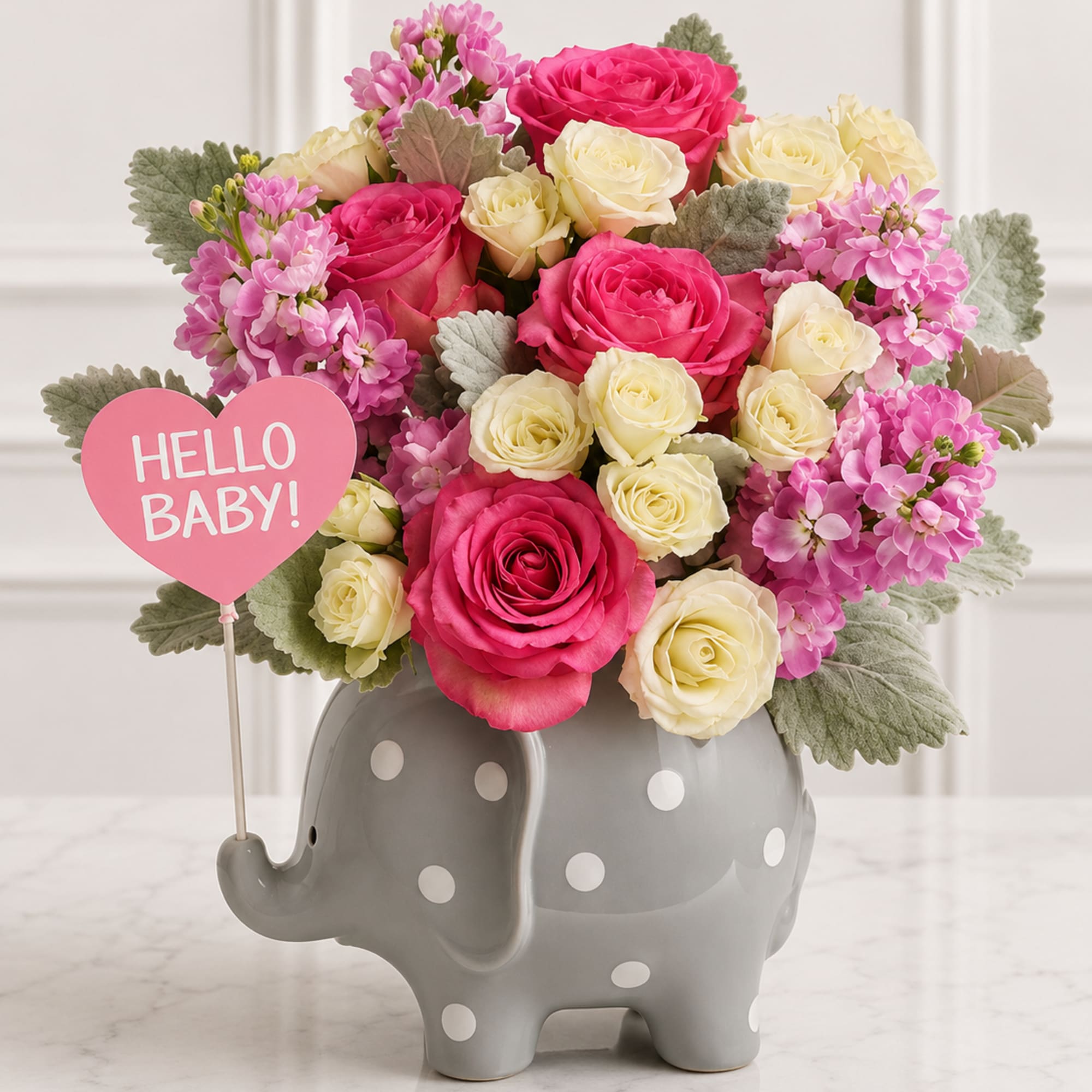 Welcome the newest little blessing with Hello Sweet Baby Girl&trade;, a heartwarming