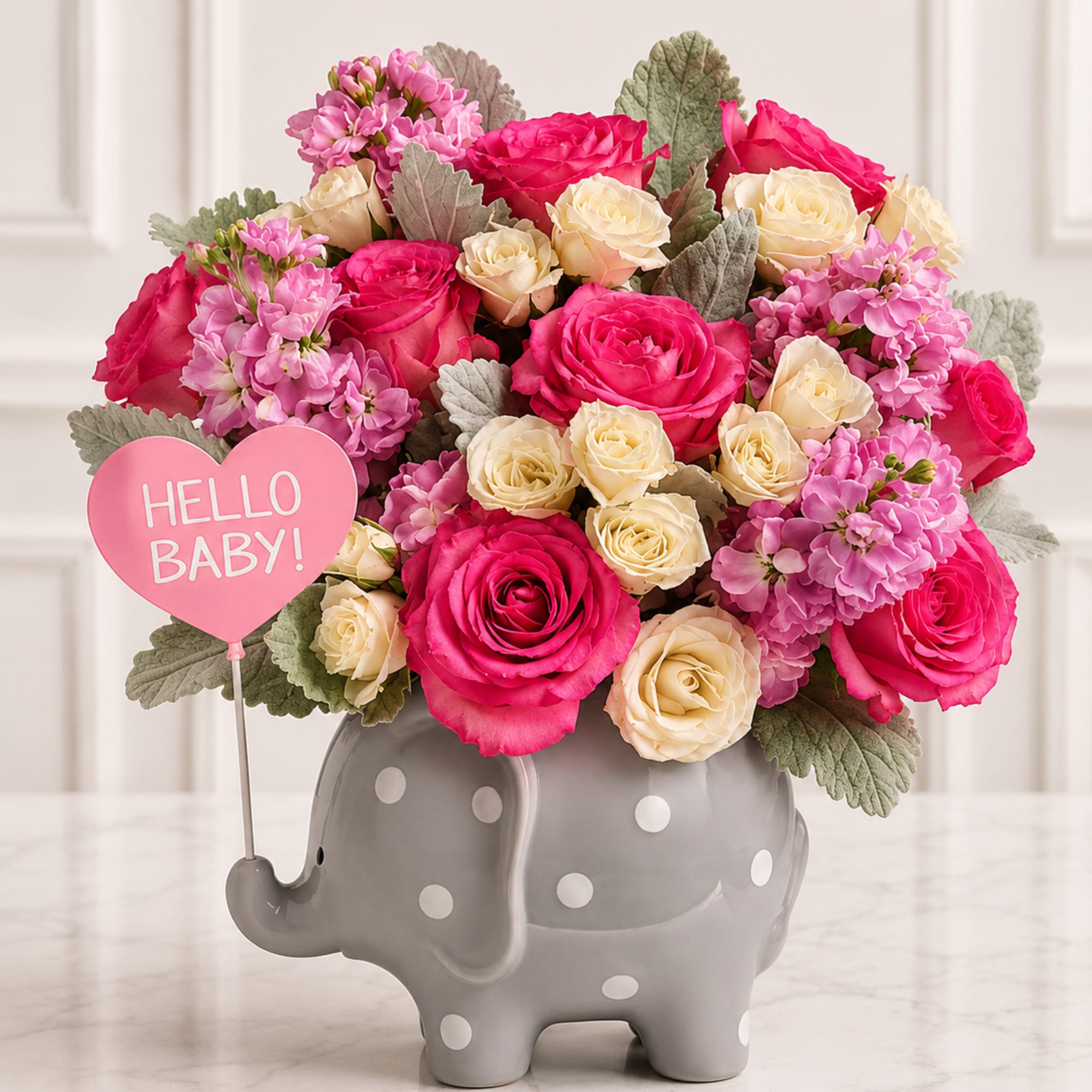 Welcome the newest little blessing with Hello Sweet Baby Girl&trade;, a heartwarming