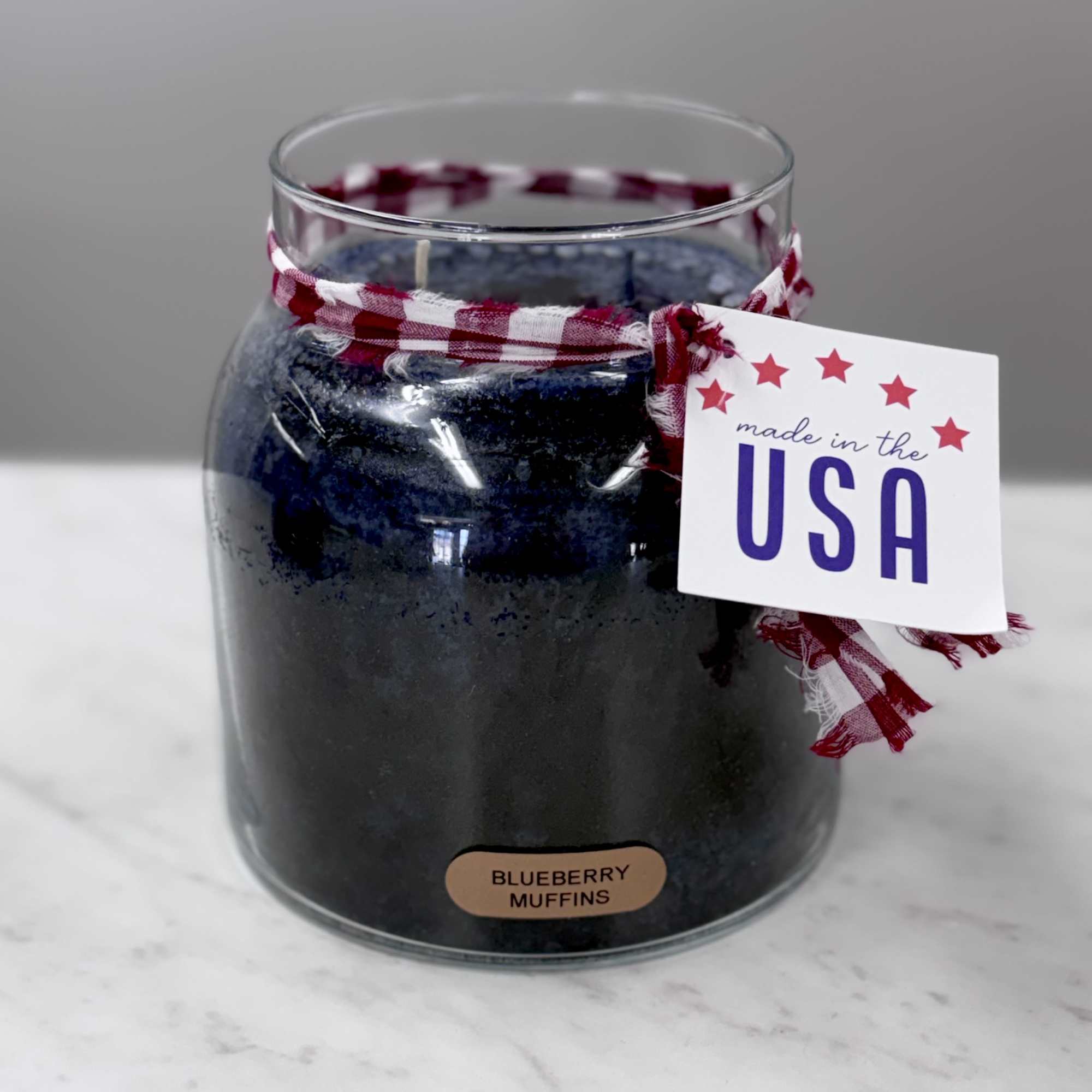 34 oz Jar Candle: burns for approx. 155 hours. 
Cheerful Giver "Keepers