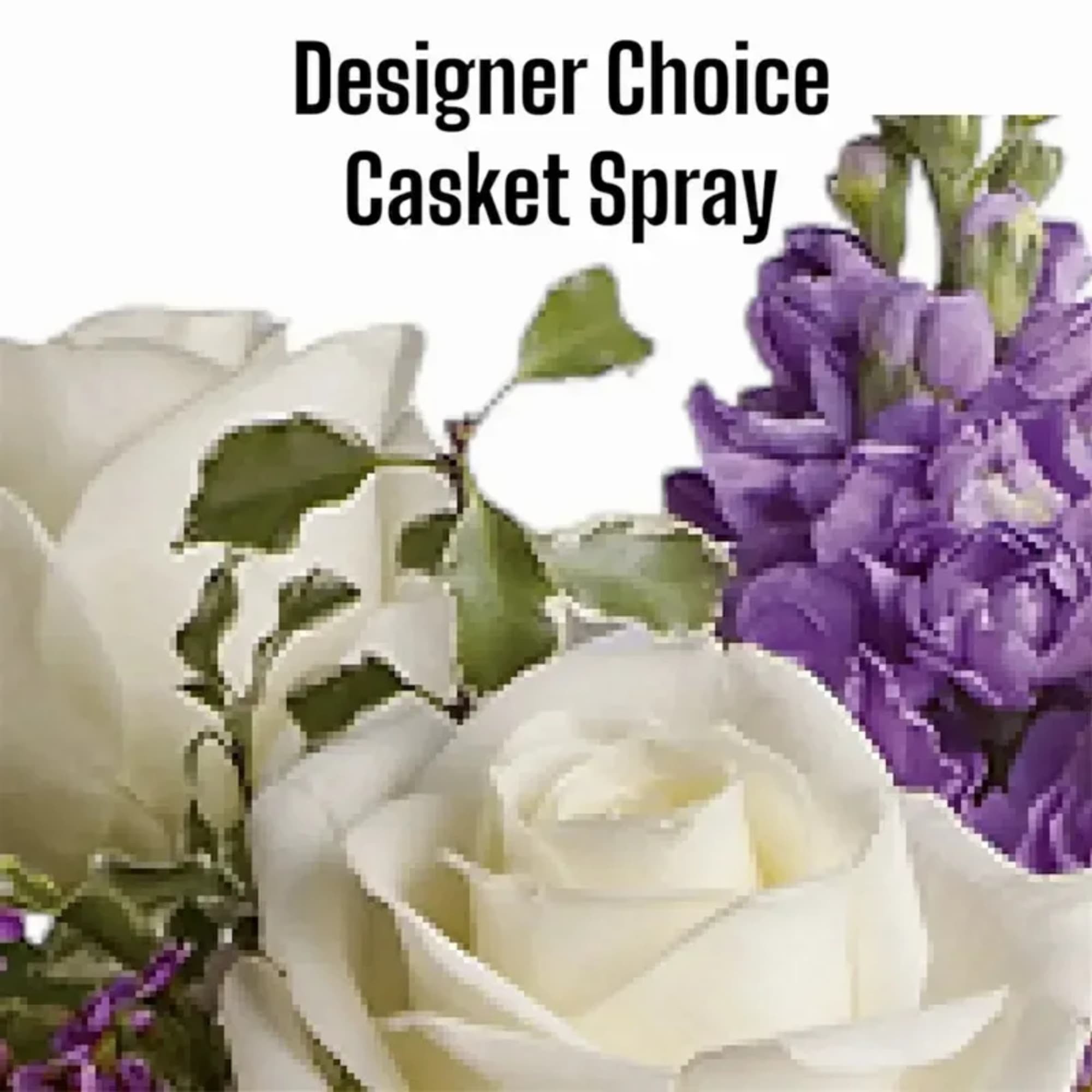Our professional designers will create a beautiful array of whites and lavender