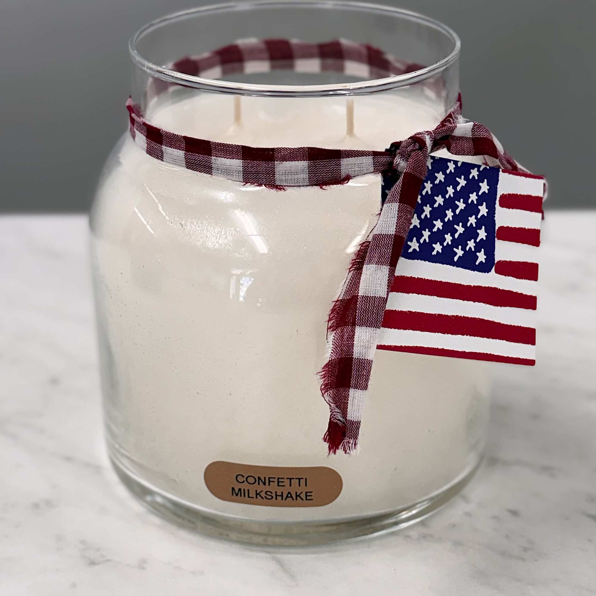 34 oz Jar Candle: burns for approx. 155 hours. 
Cheerful Giver "Keepers