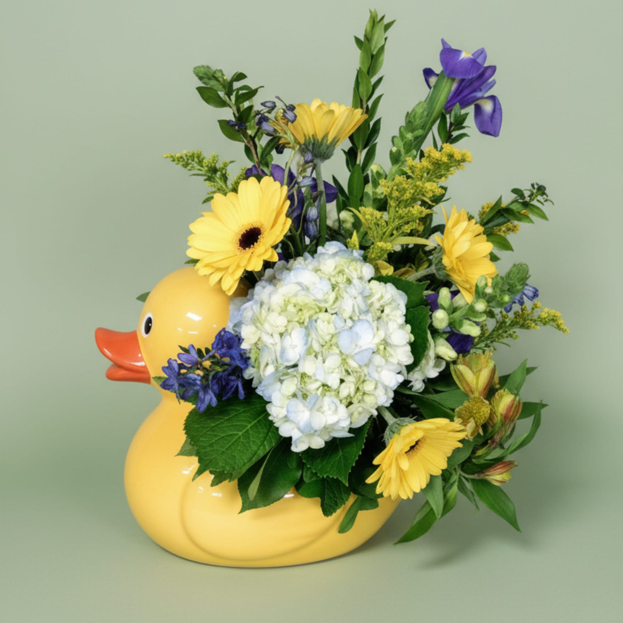 Available Styles:

Baby Animal Mugs
Duck Arrangements
Keepsake Containers
Boy, Girl &amp; Neutral Designs
Custom colors available
