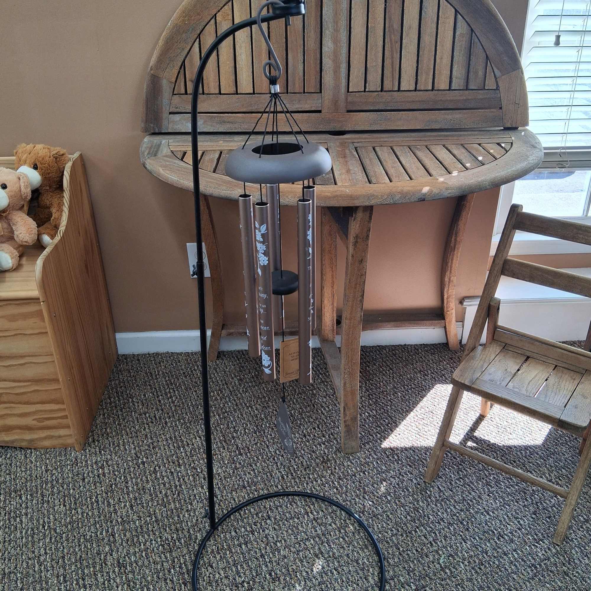 30" windchime on a stand.