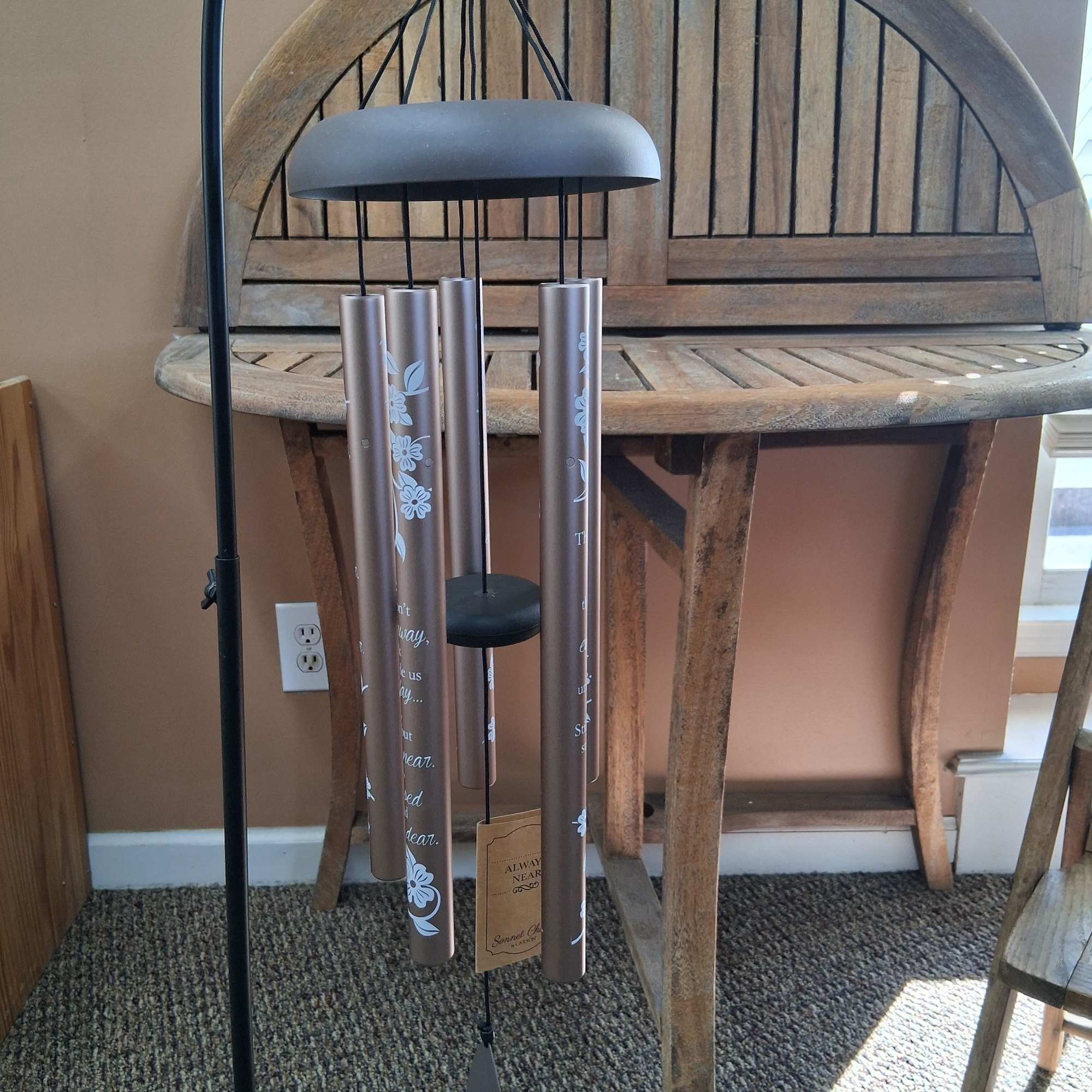 30" windchime on a stand.
