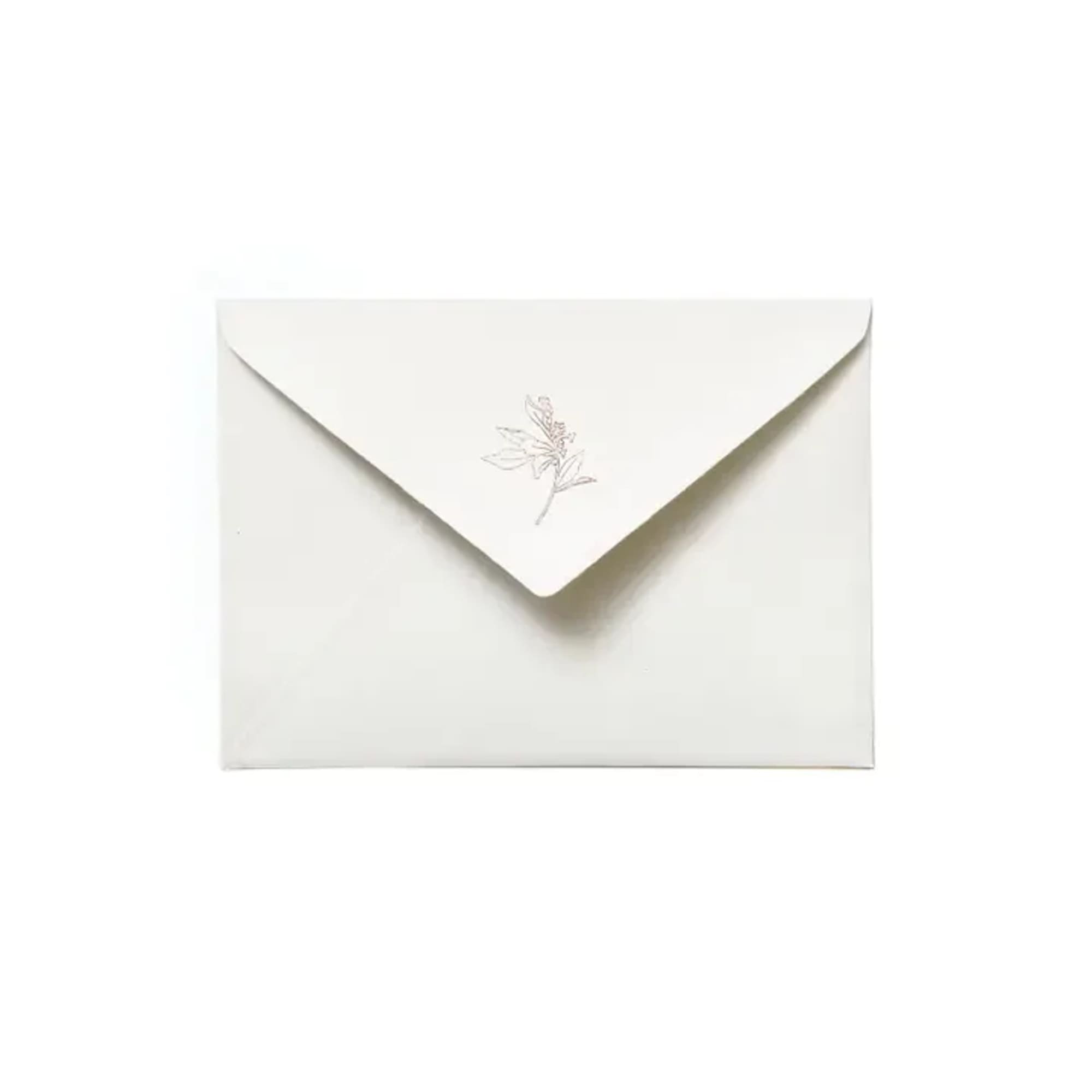 Blank Inside
- hand drawn floral illustrations and calligraphy with rose gold foil