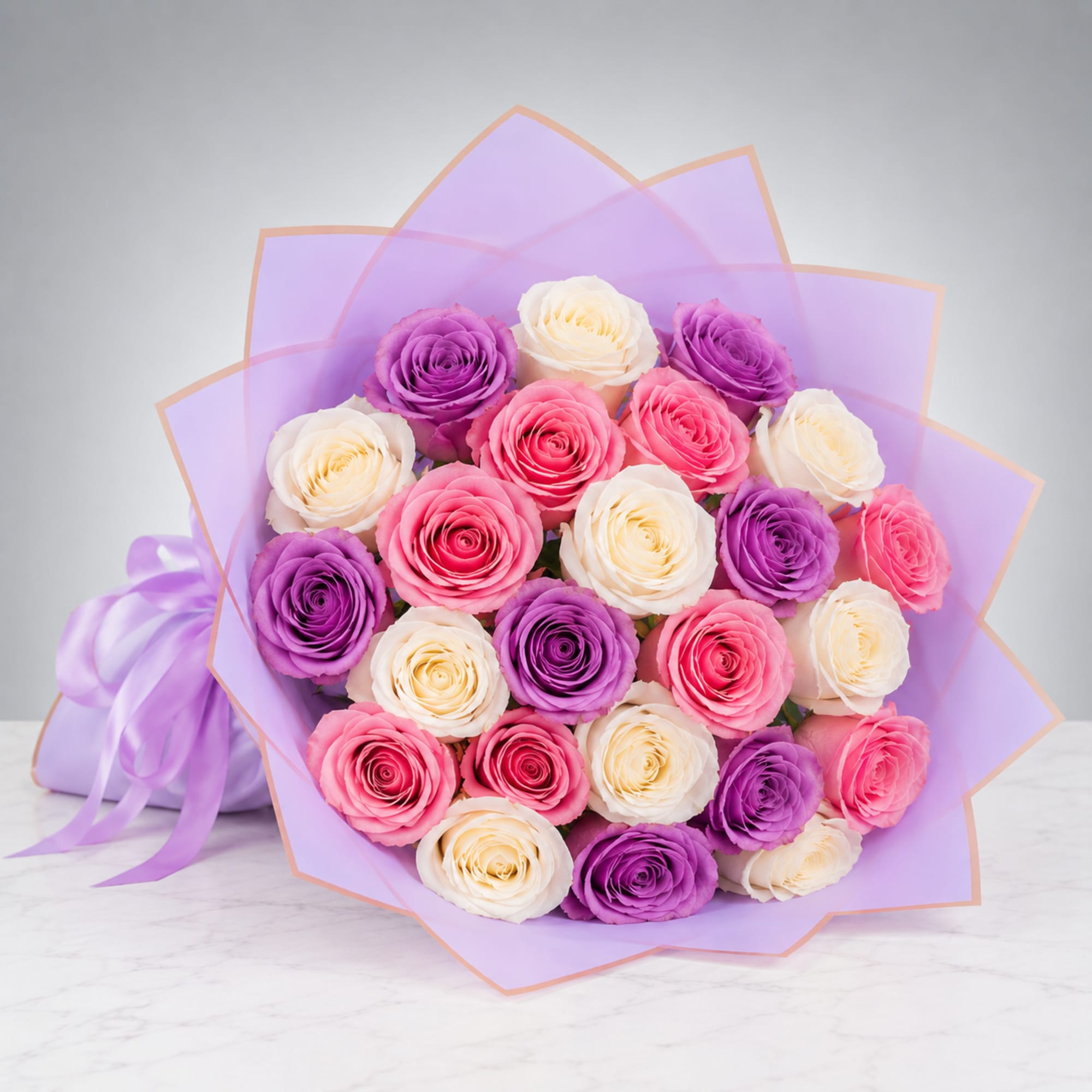 Elegant, romantic, and unforgettable, Pastel Rose Harmony&trade; features a luxurious collection of
