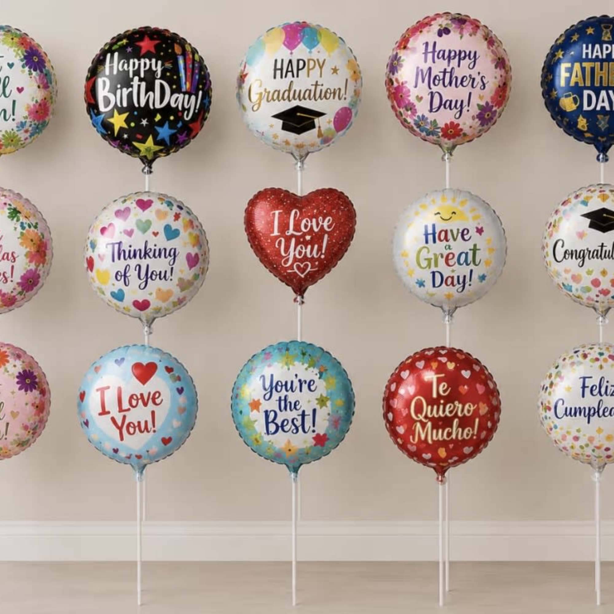 Add instant joy and emotion to any celebration with our premium foil