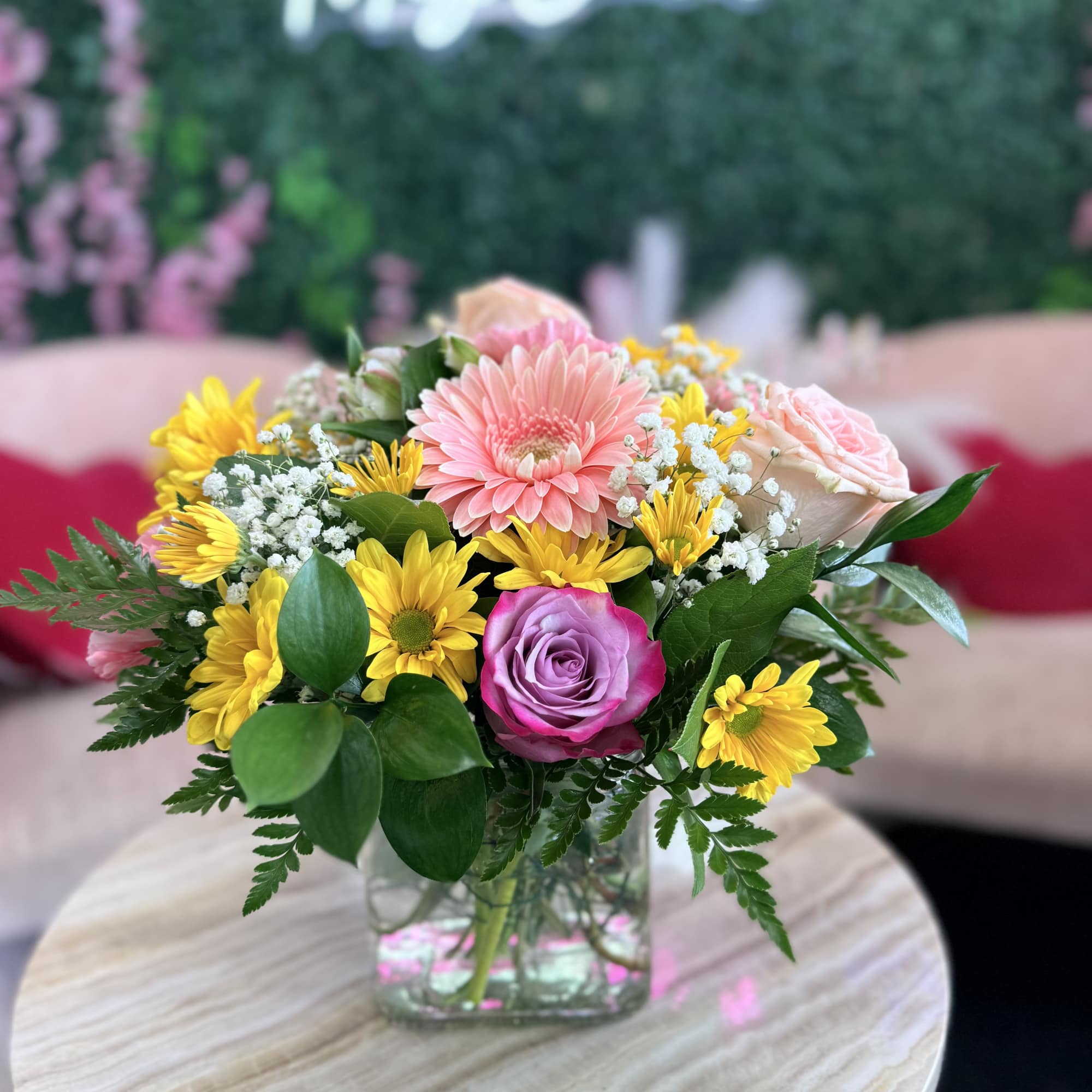 Bring warmth and happiness to any occasion with Floral Melody, a vibrant